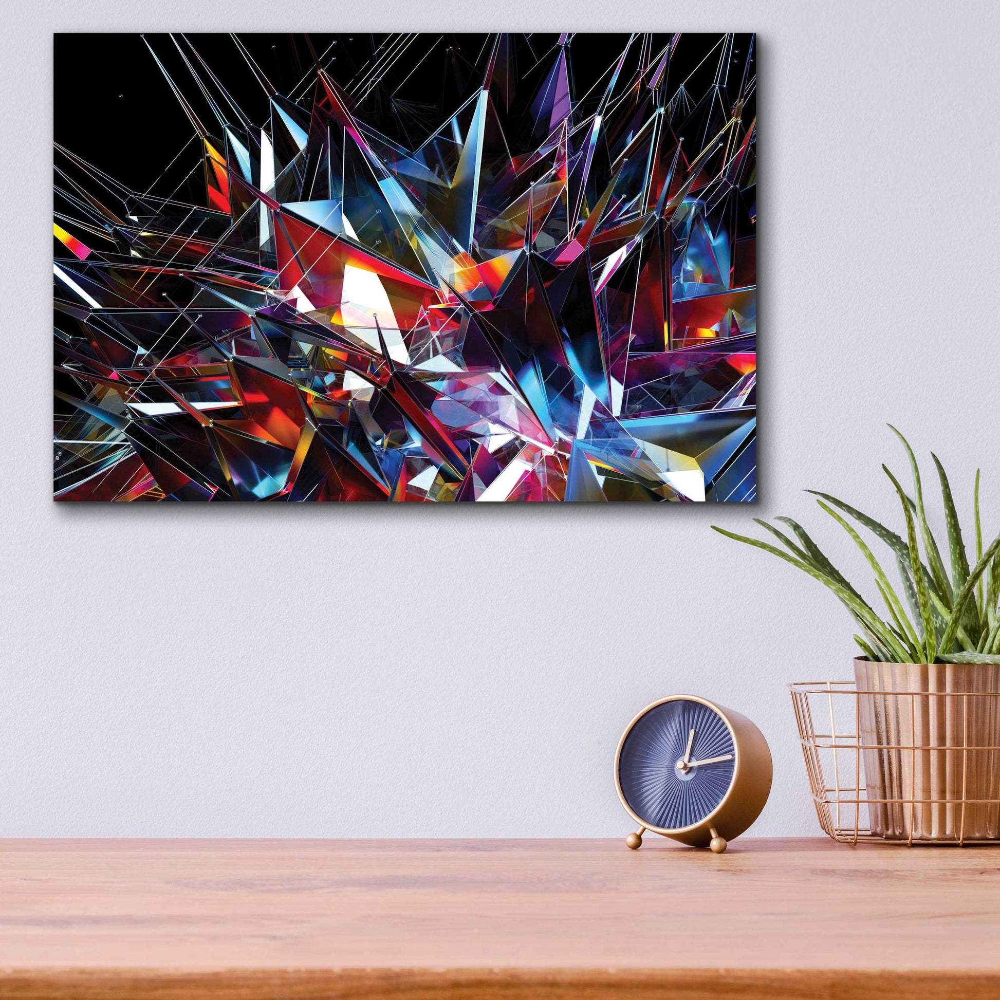 Epic Art 'Cristalino' by Epic Portfolio, Acrylic Glass Wall Art,16x12