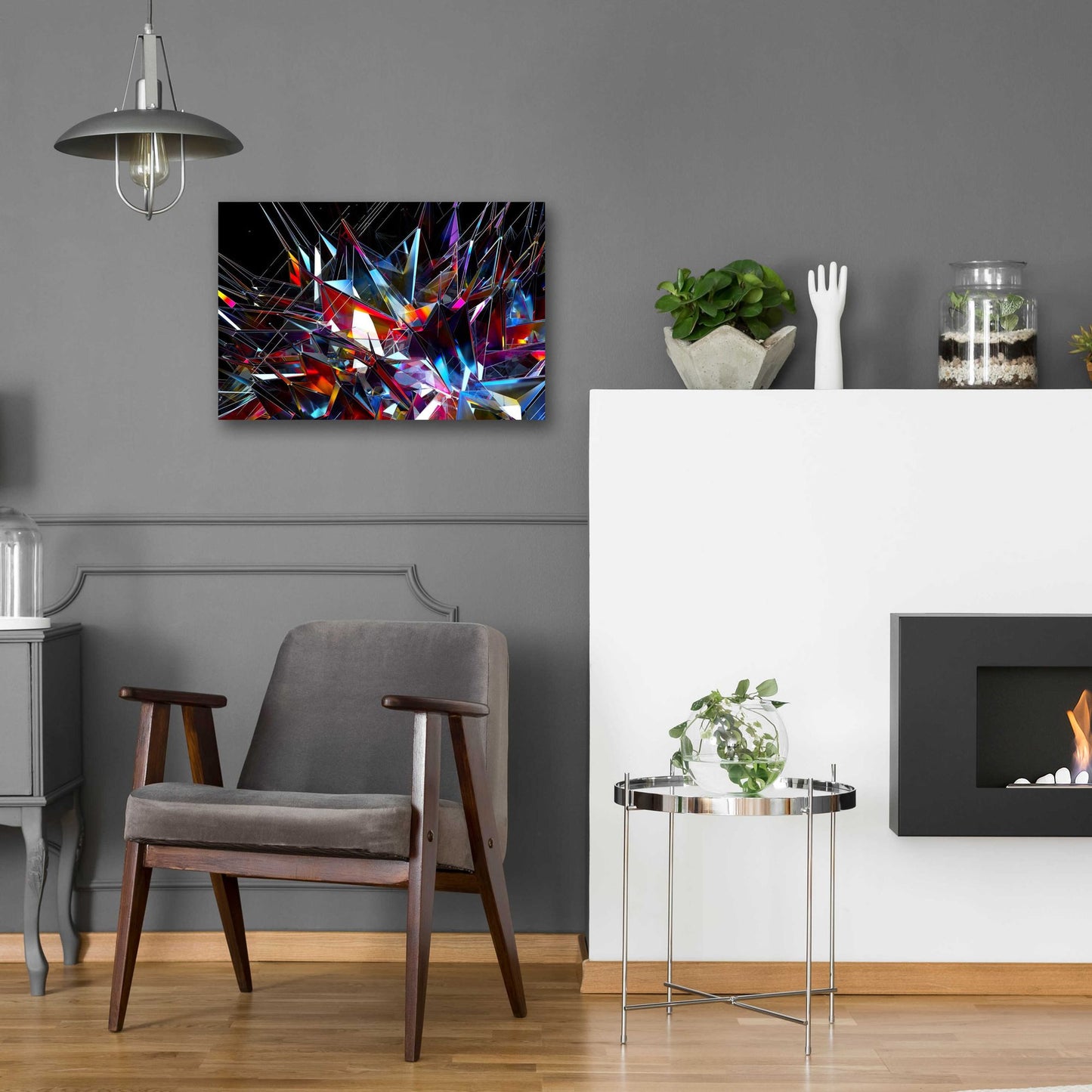 Epic Art 'Cristalino' by Epic Portfolio, Acrylic Glass Wall Art,24x16