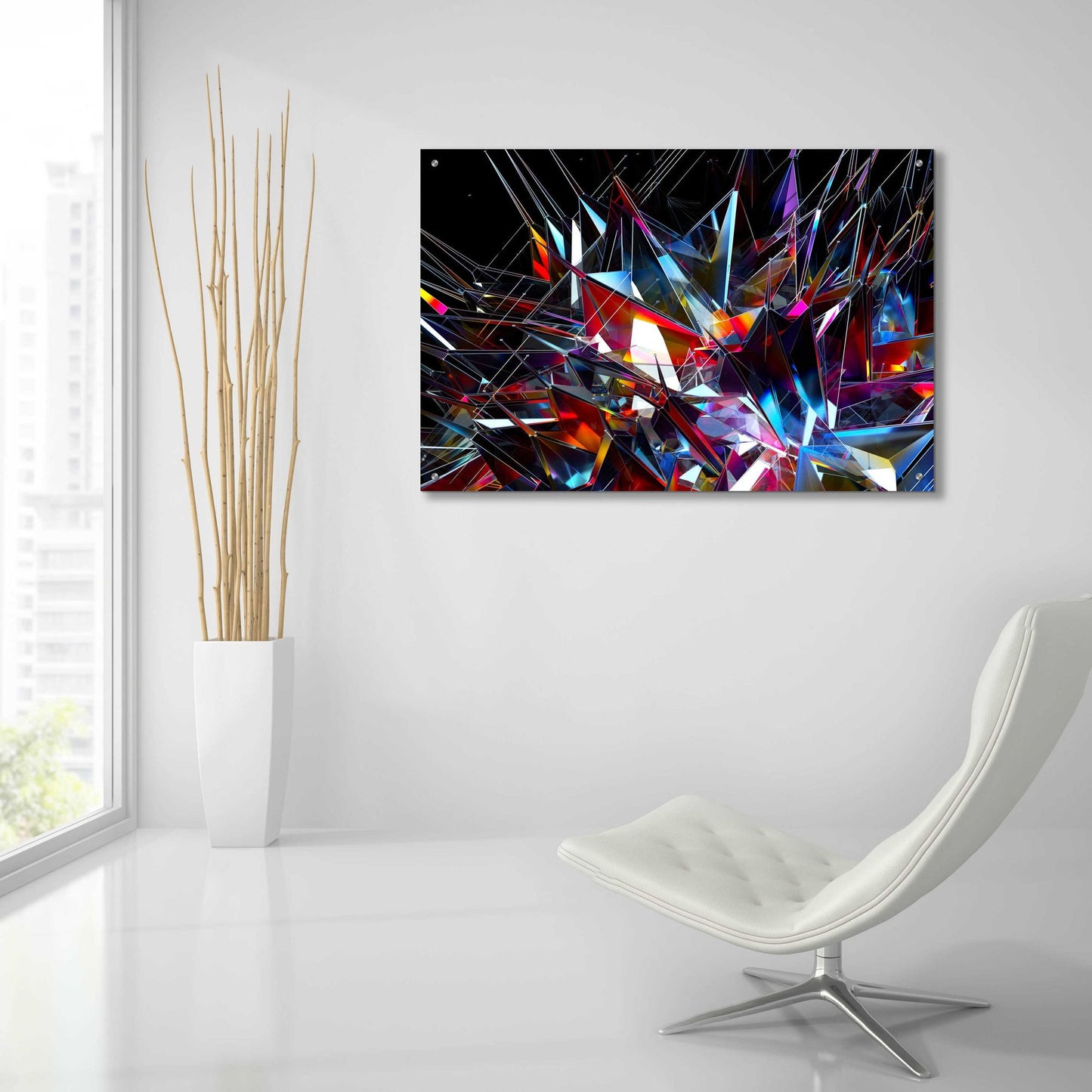 Epic Art 'Cristalino' by Epic Portfolio, Acrylic Glass Wall Art,36x24