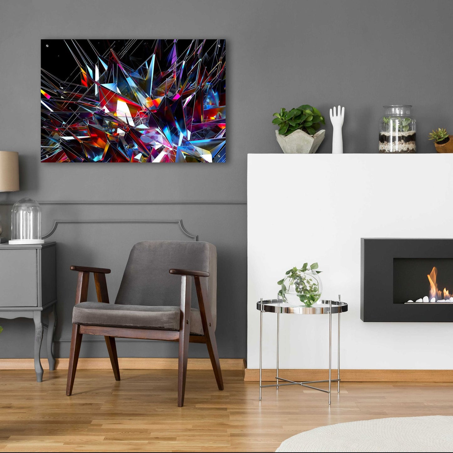 Epic Art 'Cristalino' by Epic Portfolio, Acrylic Glass Wall Art,36x24