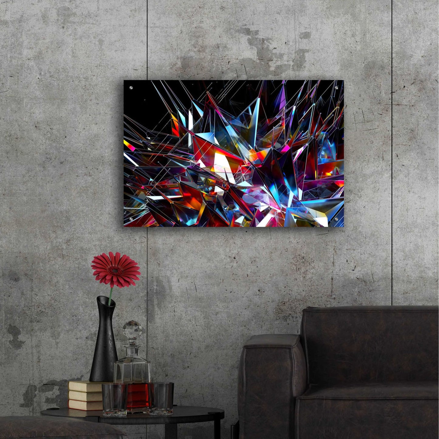 Epic Art 'Cristalino' by Epic Portfolio, Acrylic Glass Wall Art,36x24