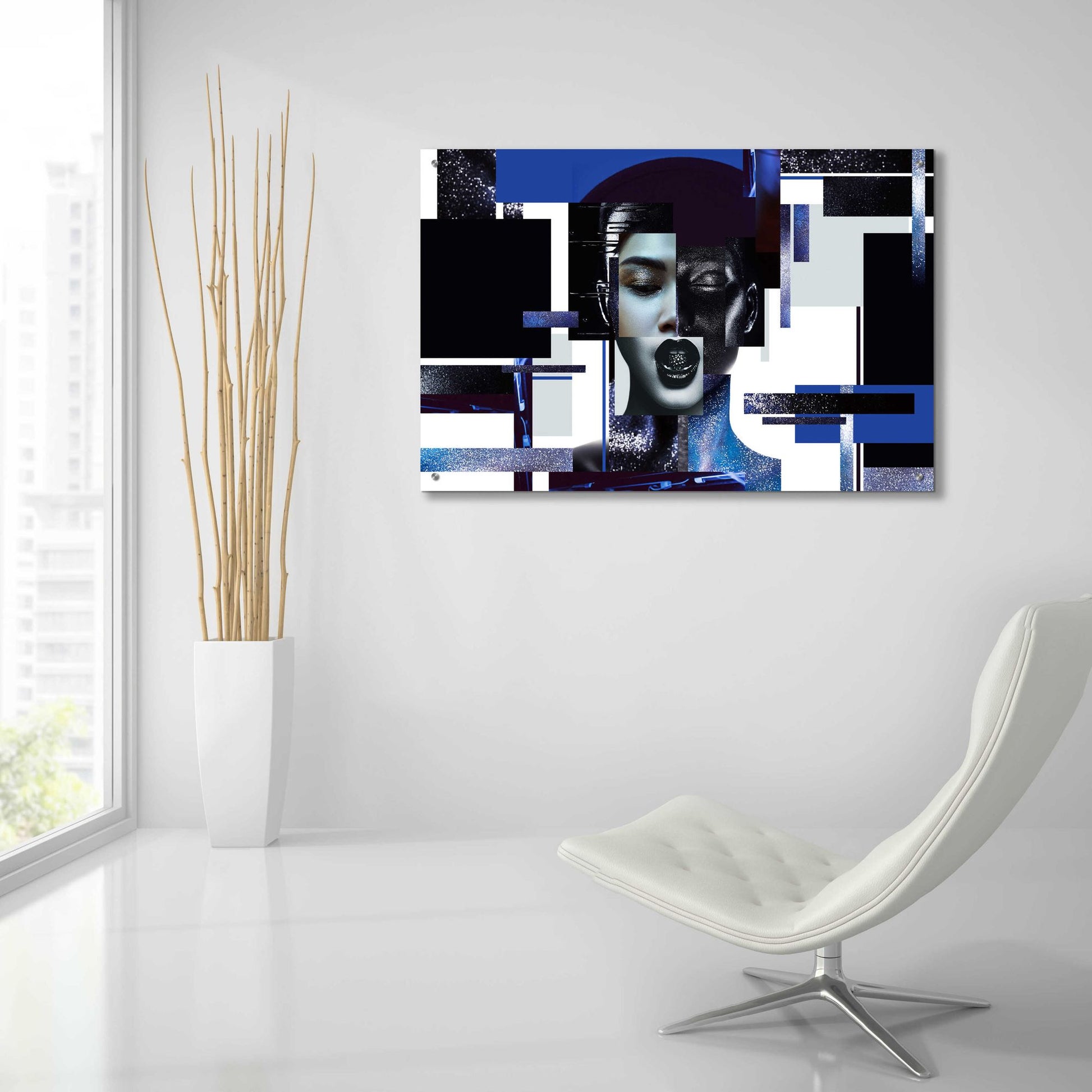 Epic Art 'Deconstructed Beauty' by Epic Portfolio, Acrylic Glass Wall Art,36x24