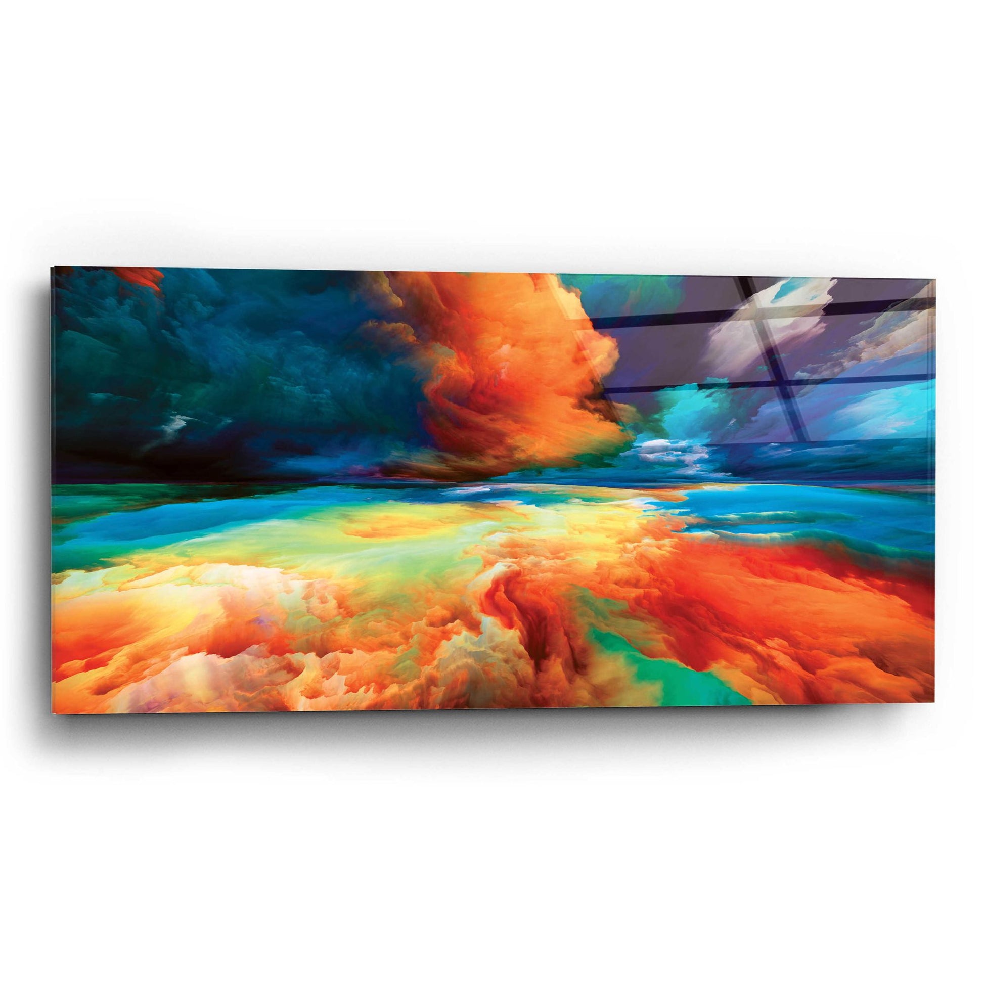 Epic Art 'Emotional Anger' by Epic Portfolio, Acrylic Glass Wall Art,24x12