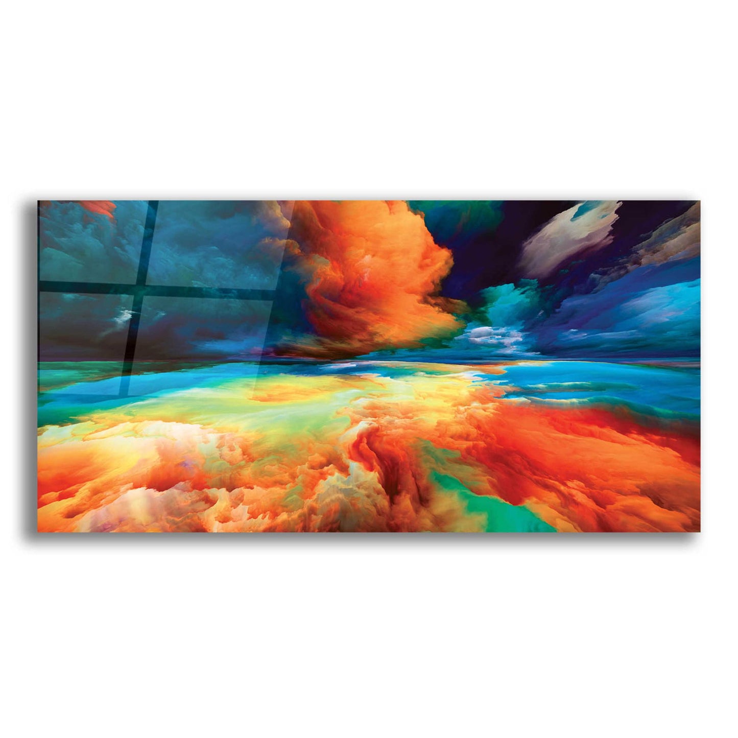 Epic Art 'Emotional Anger' by Epic Portfolio, Acrylic Glass Wall Art,24x12