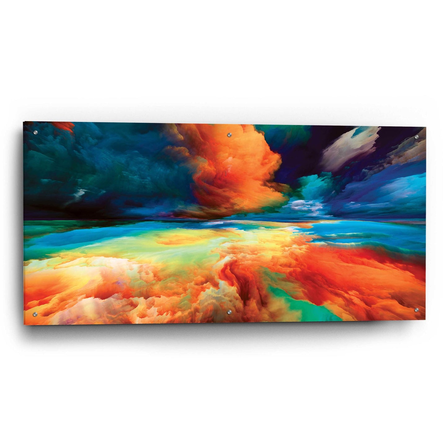 Epic Art 'Emotional Anger' by Epic Portfolio, Acrylic Glass Wall Art,48x24