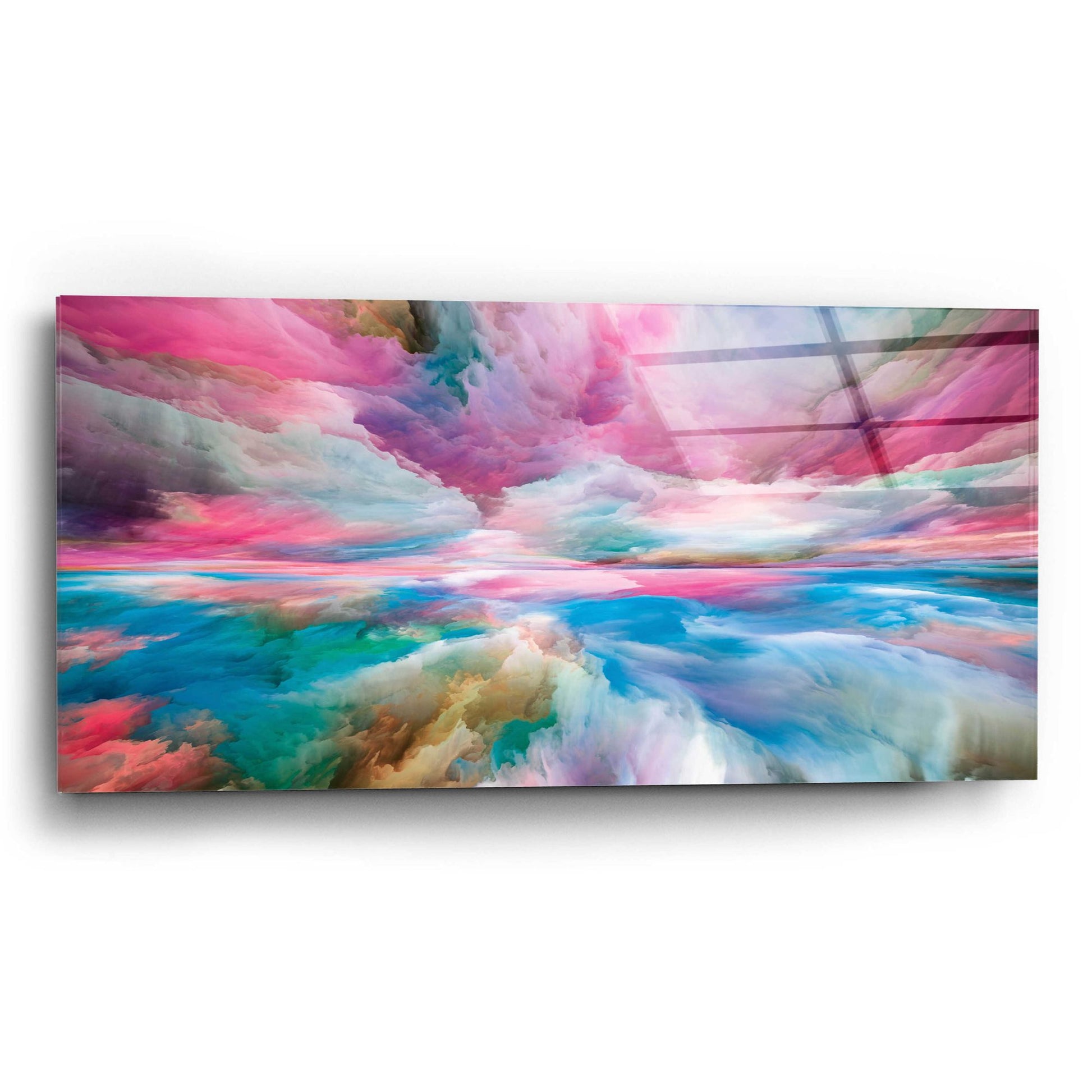 Epic Art 'Emotional Madness' by Epic Portfolio, Acrylic Glass Wall Art,24x12