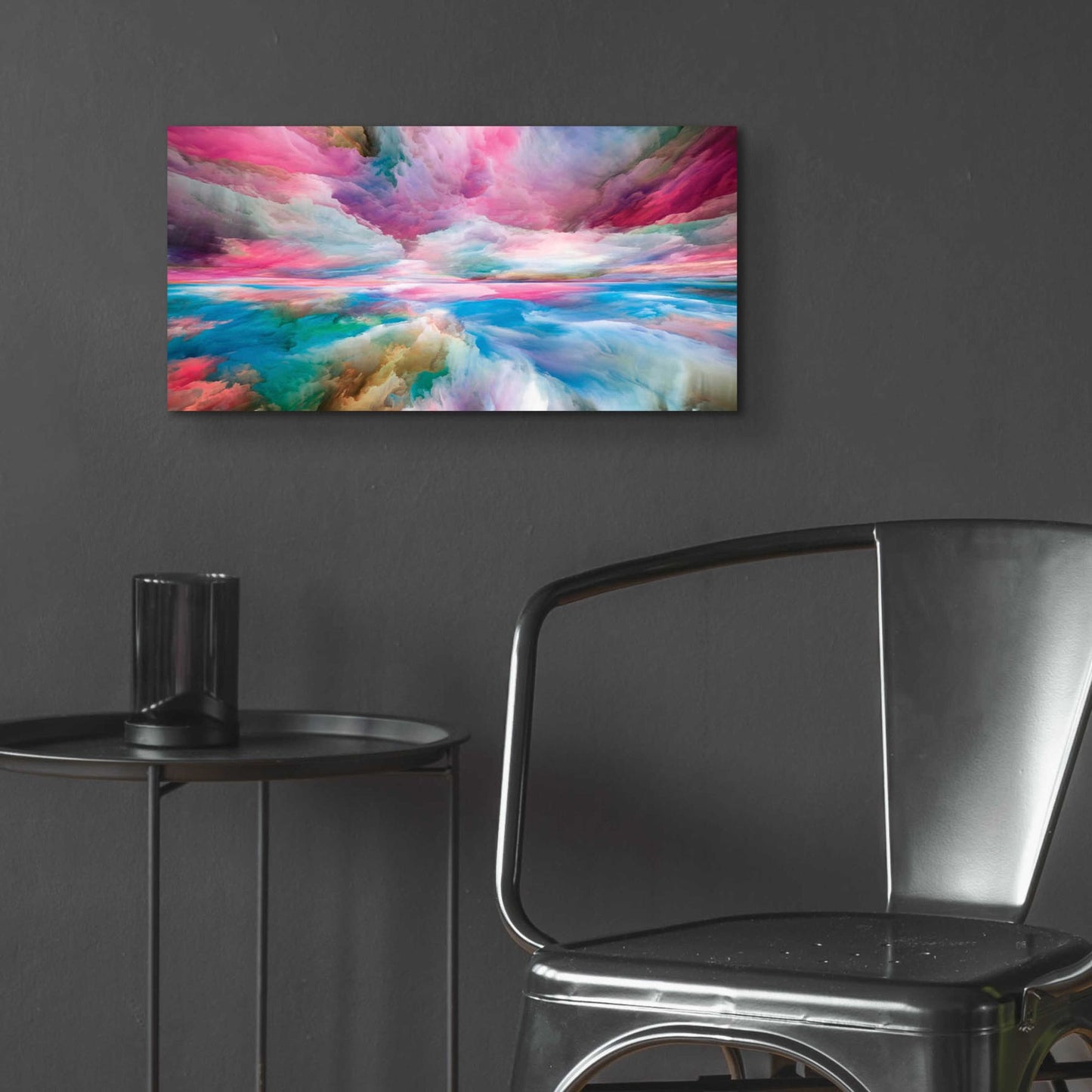 Epic Art 'Emotional Madness' by Epic Portfolio, Acrylic Glass Wall Art,24x12