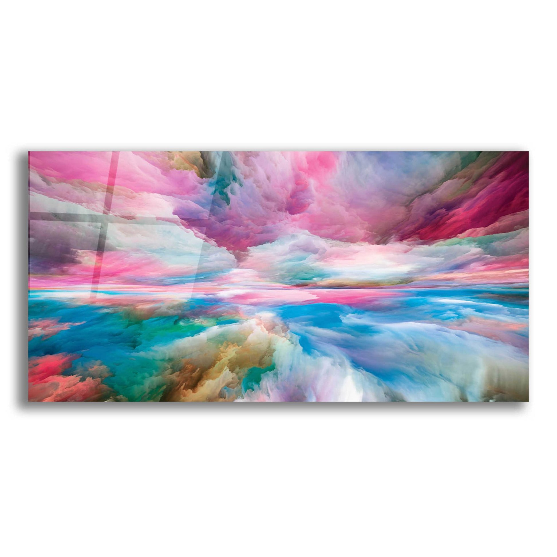 Epic Art 'Emotional Madness' by Epic Portfolio, Acrylic Glass Wall Art,24x12