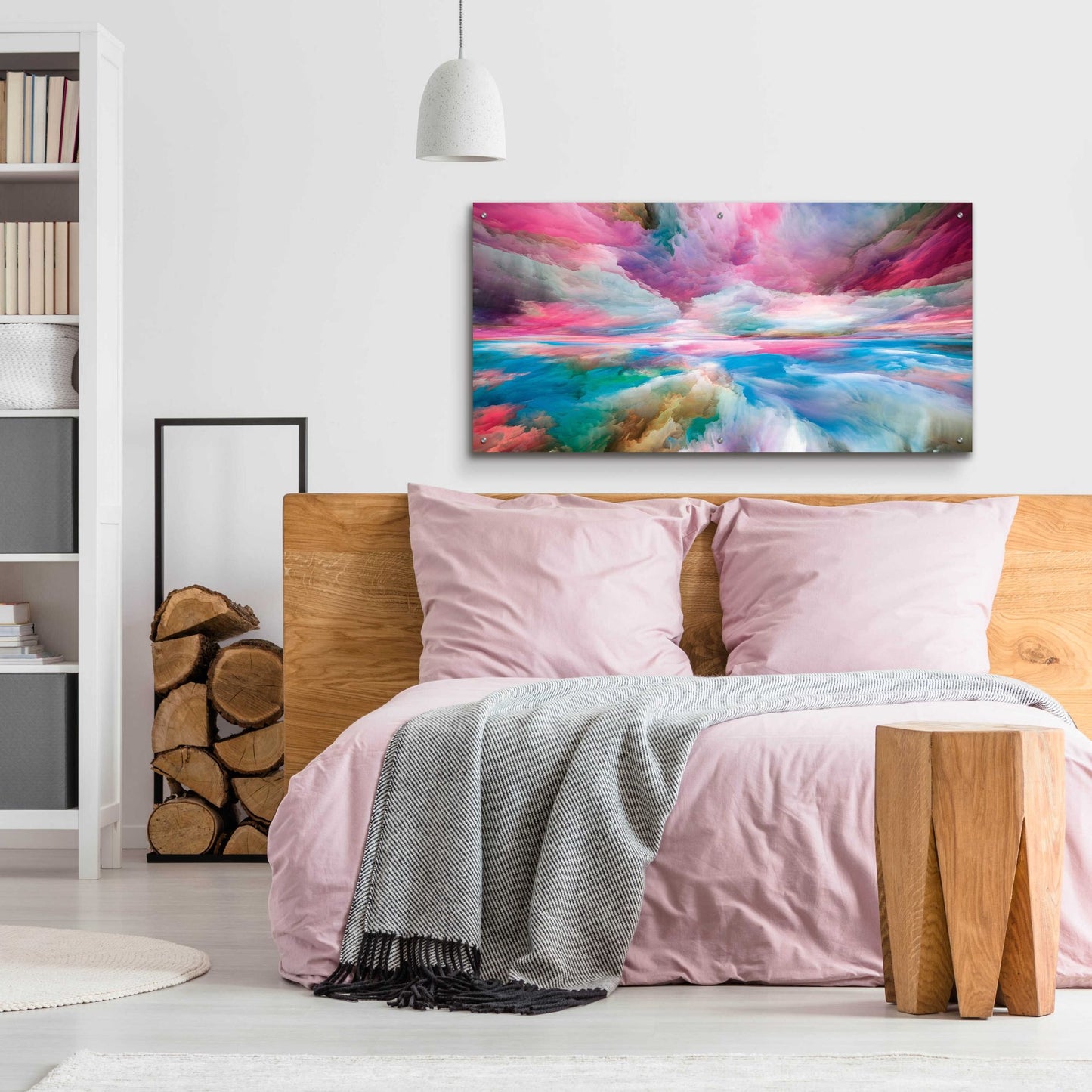 Epic Art 'Emotional Madness' by Epic Portfolio, Acrylic Glass Wall Art,48x24