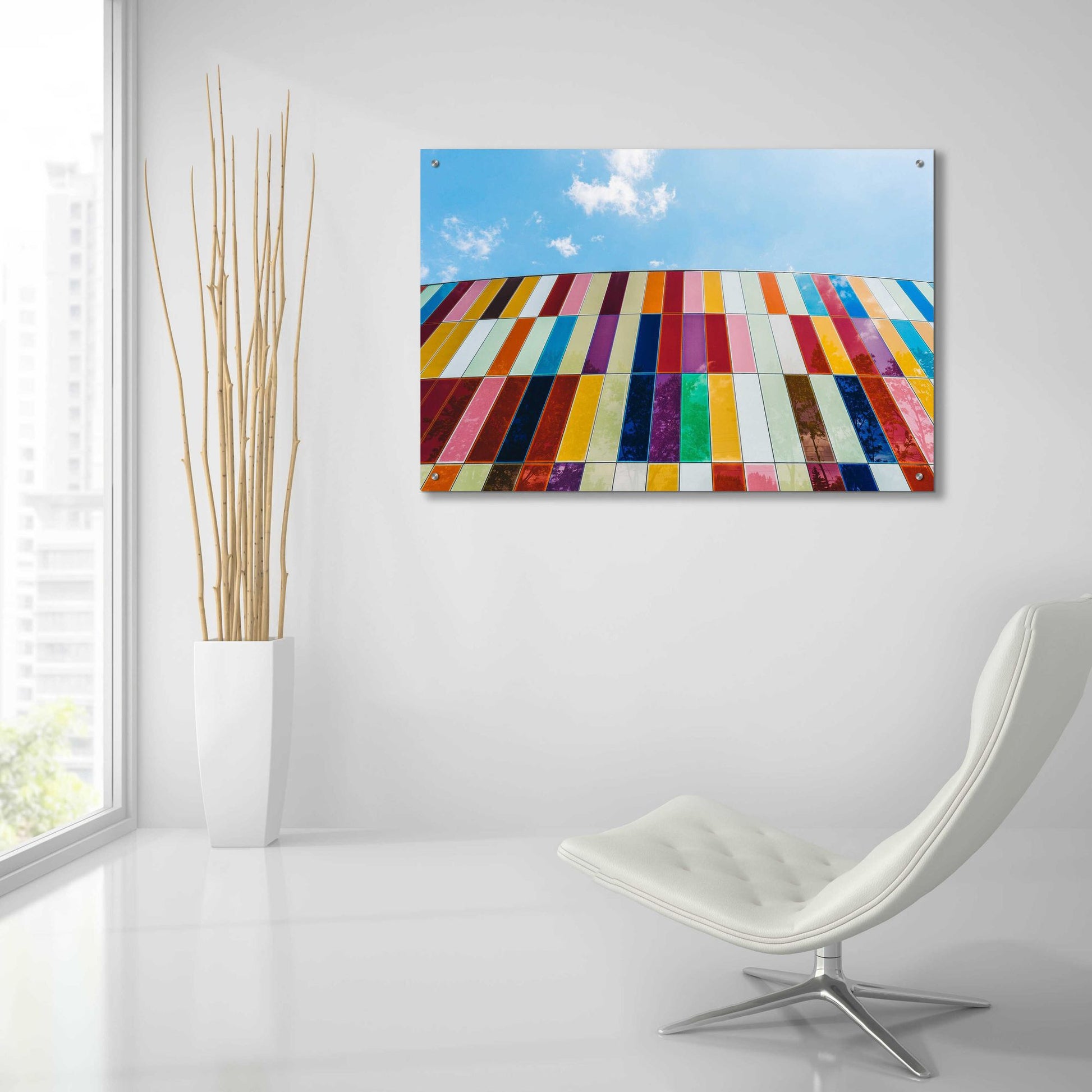 Epic Art 'Glass Rainbow' by Epic Portfolio, Acrylic Glass Wall Art,36x24