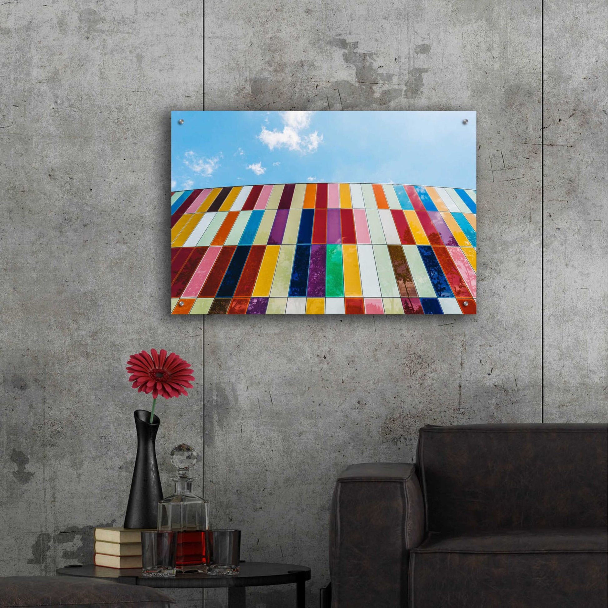 Epic Art 'Glass Rainbow' by Epic Portfolio, Acrylic Glass Wall Art,36x24