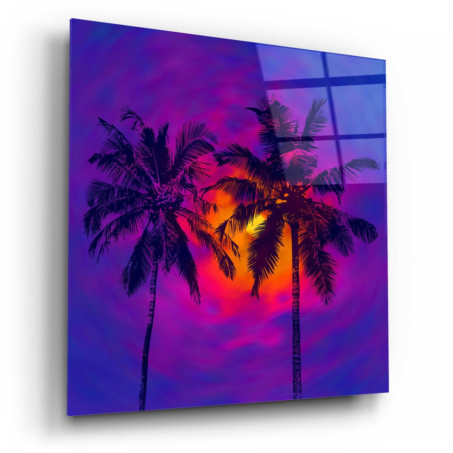 Epic Art 'Good Night Florida' by Epic Portfolio, Acrylic Glass Wall Art,12x12