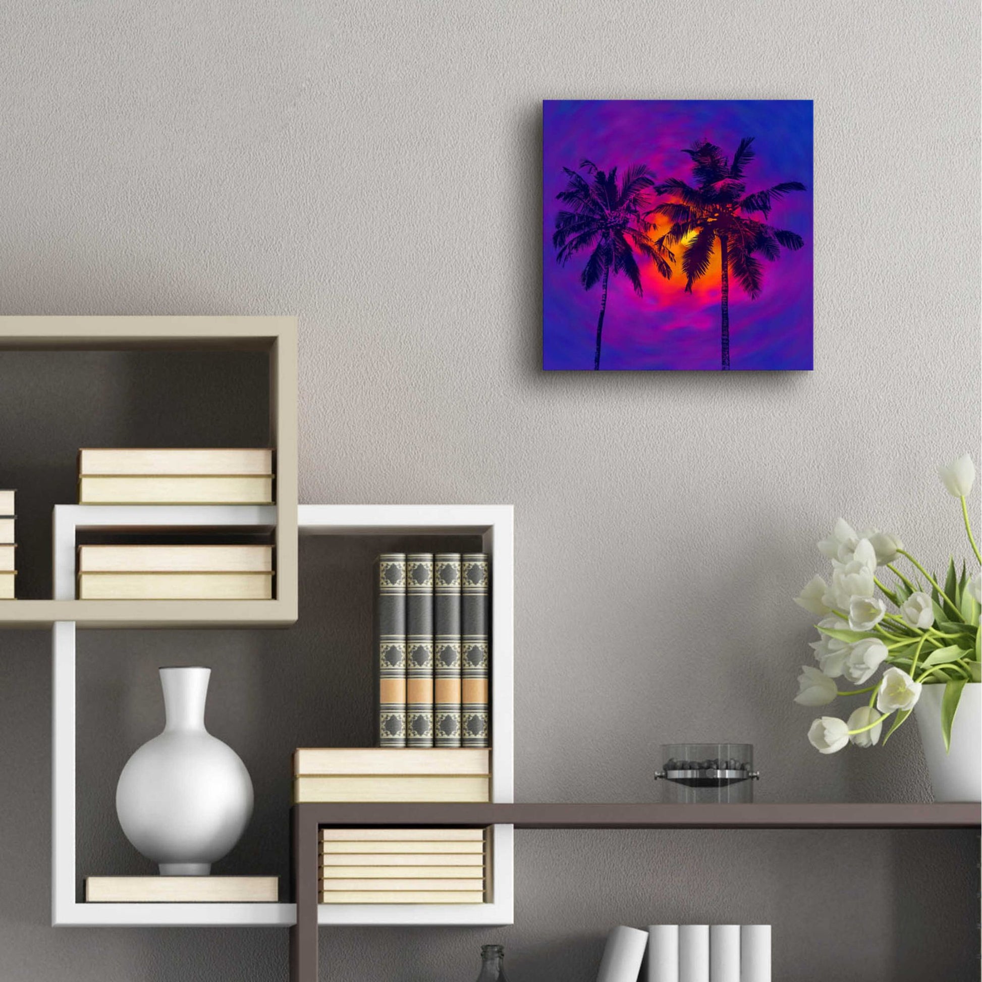 Epic Art 'Good Night Florida' by Epic Portfolio, Acrylic Glass Wall Art,12x12