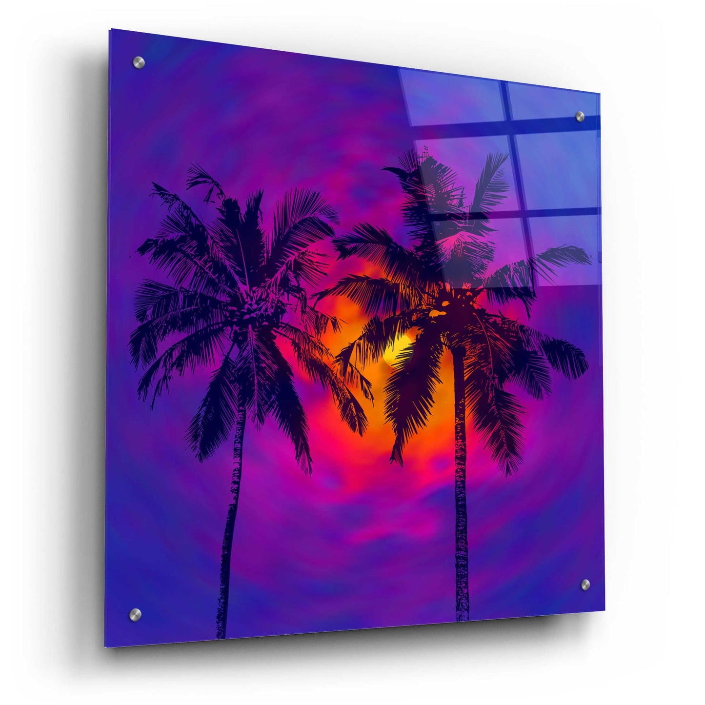 Epic Art 'Good Night Florida' by Epic Portfolio, Acrylic Glass Wall Art,24x24