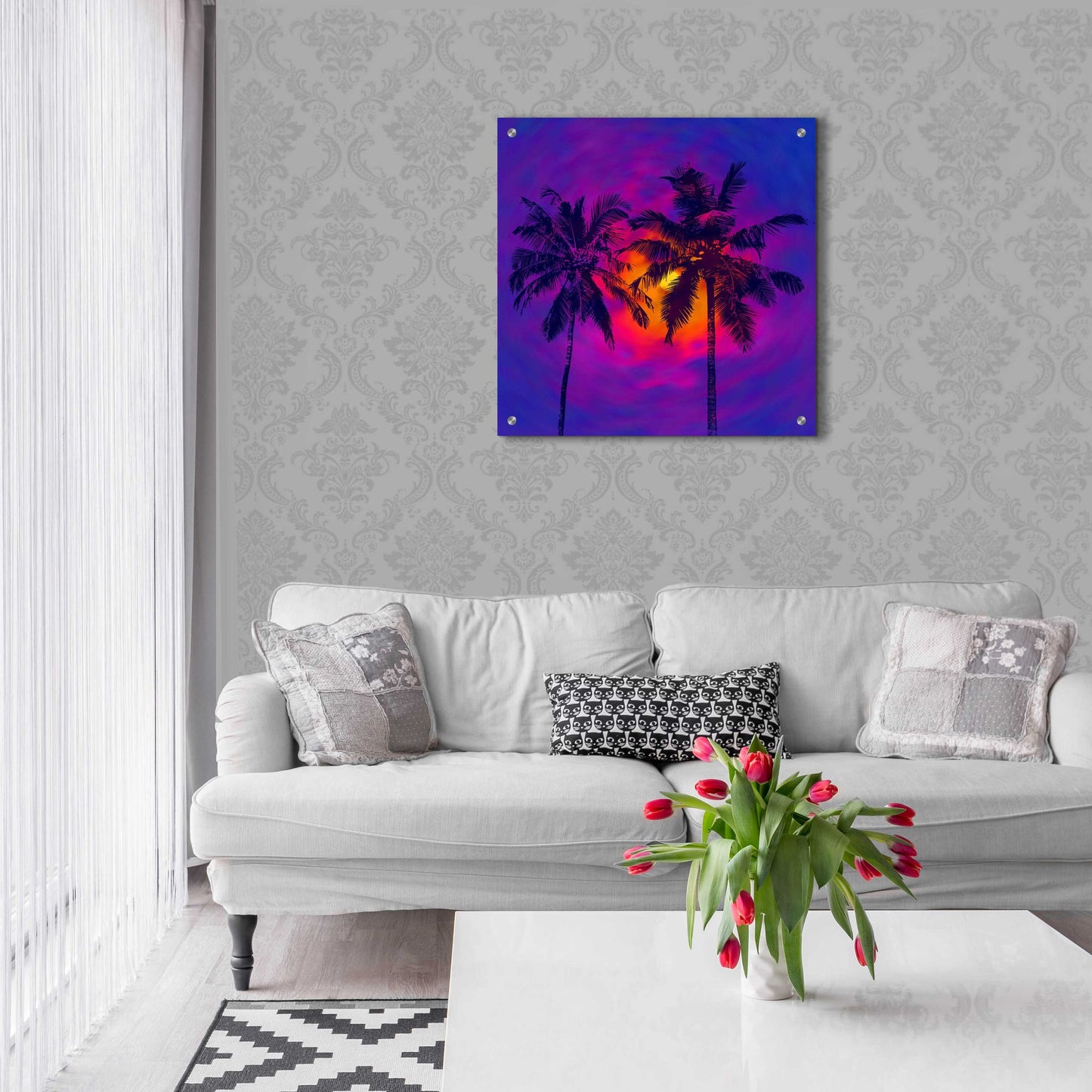 Epic Art 'Good Night Florida' by Epic Portfolio, Acrylic Glass Wall Art,24x24