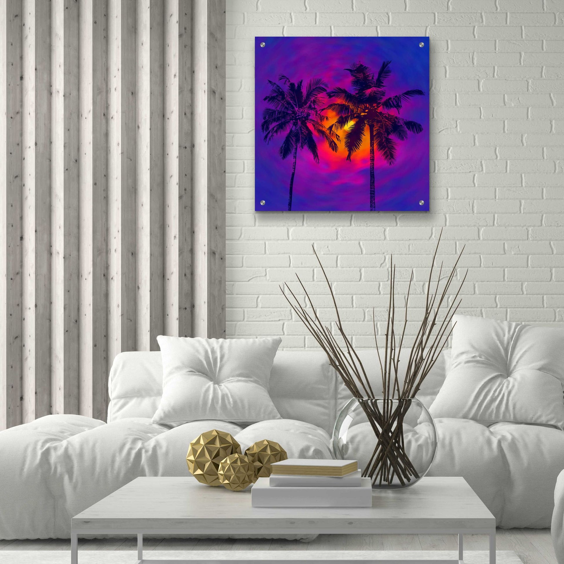 Epic Art 'Good Night Florida' by Epic Portfolio, Acrylic Glass Wall Art,24x24