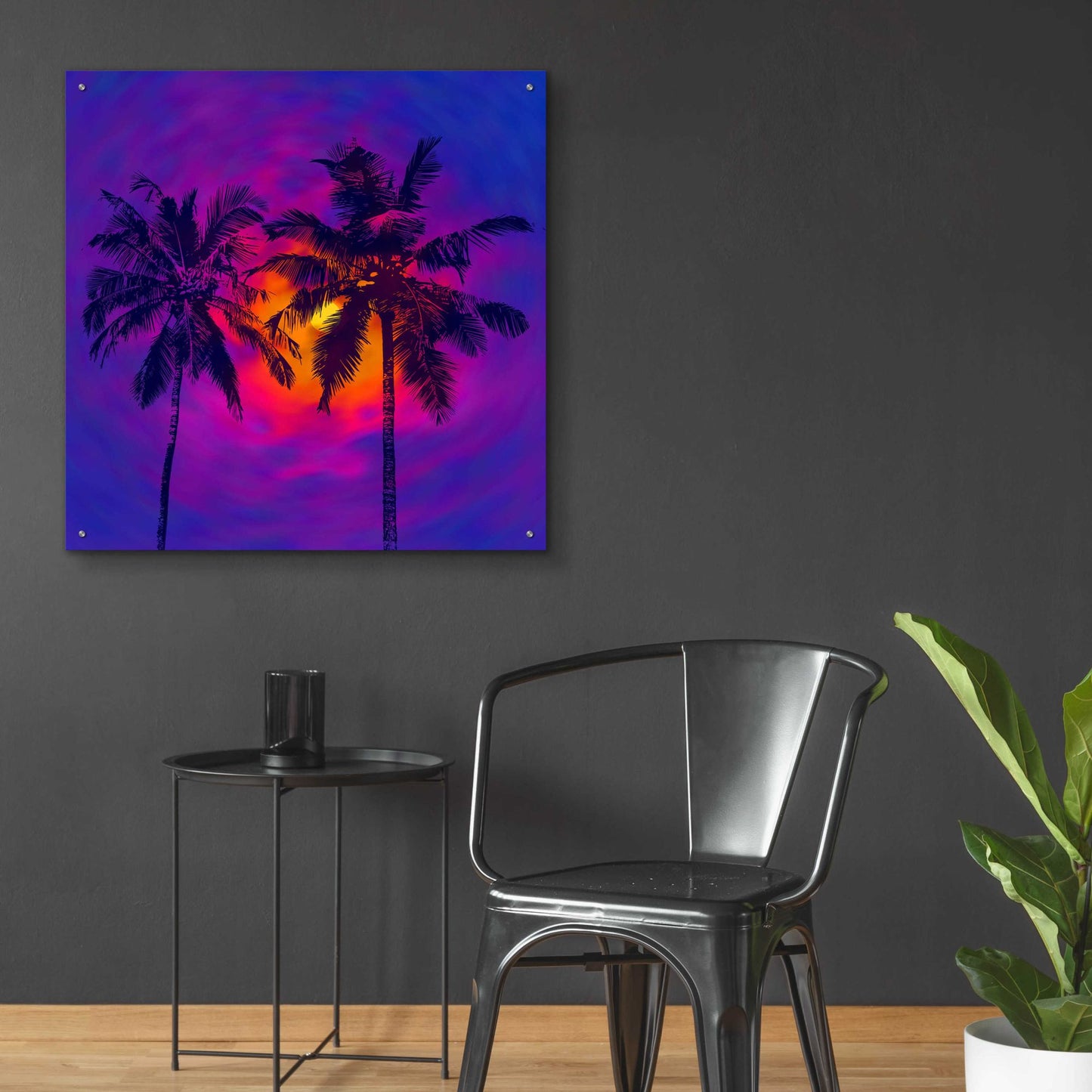 Epic Art 'Good Night Florida' by Epic Portfolio, Acrylic Glass Wall Art,36x36