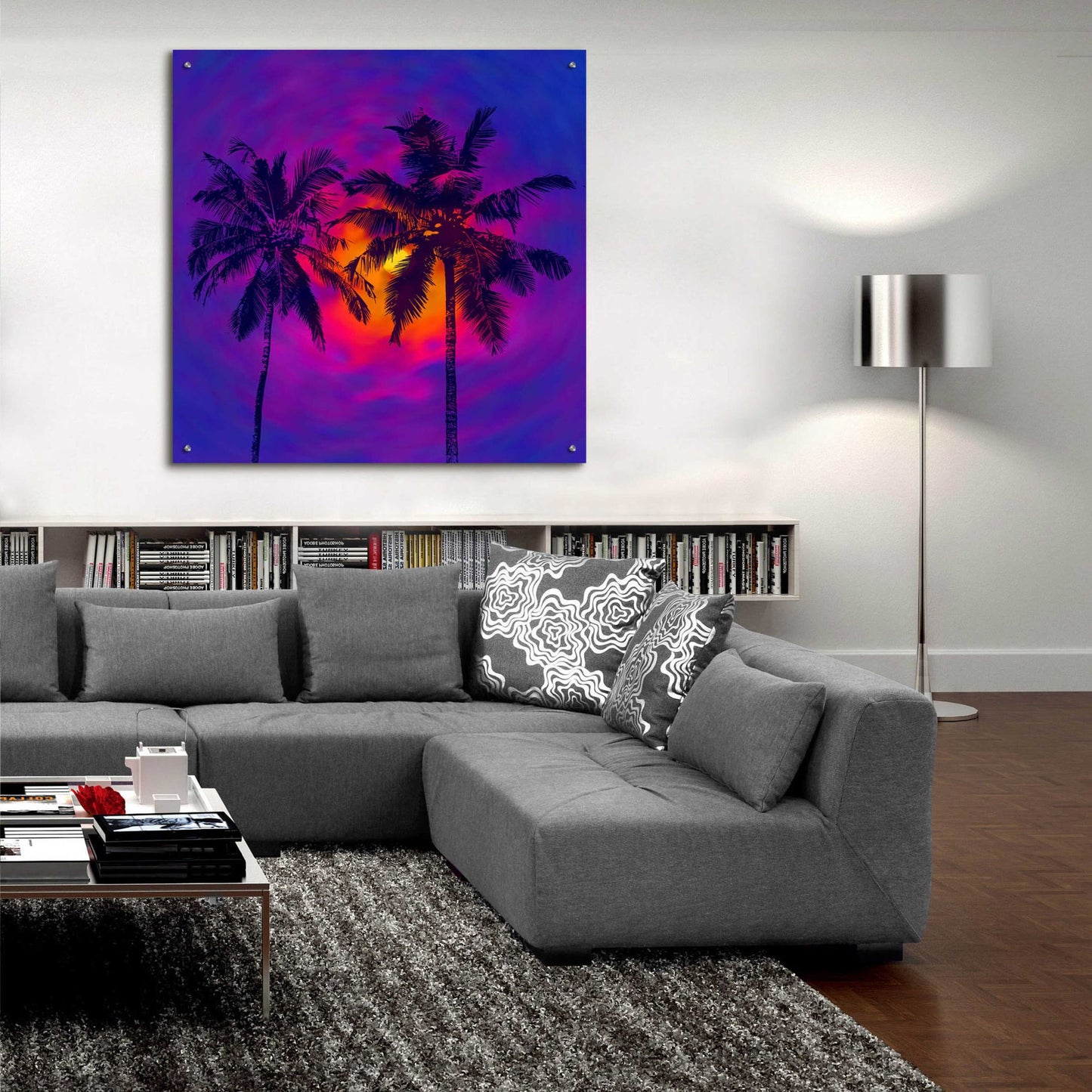 Epic Art 'Good Night Florida' by Epic Portfolio, Acrylic Glass Wall Art,36x36