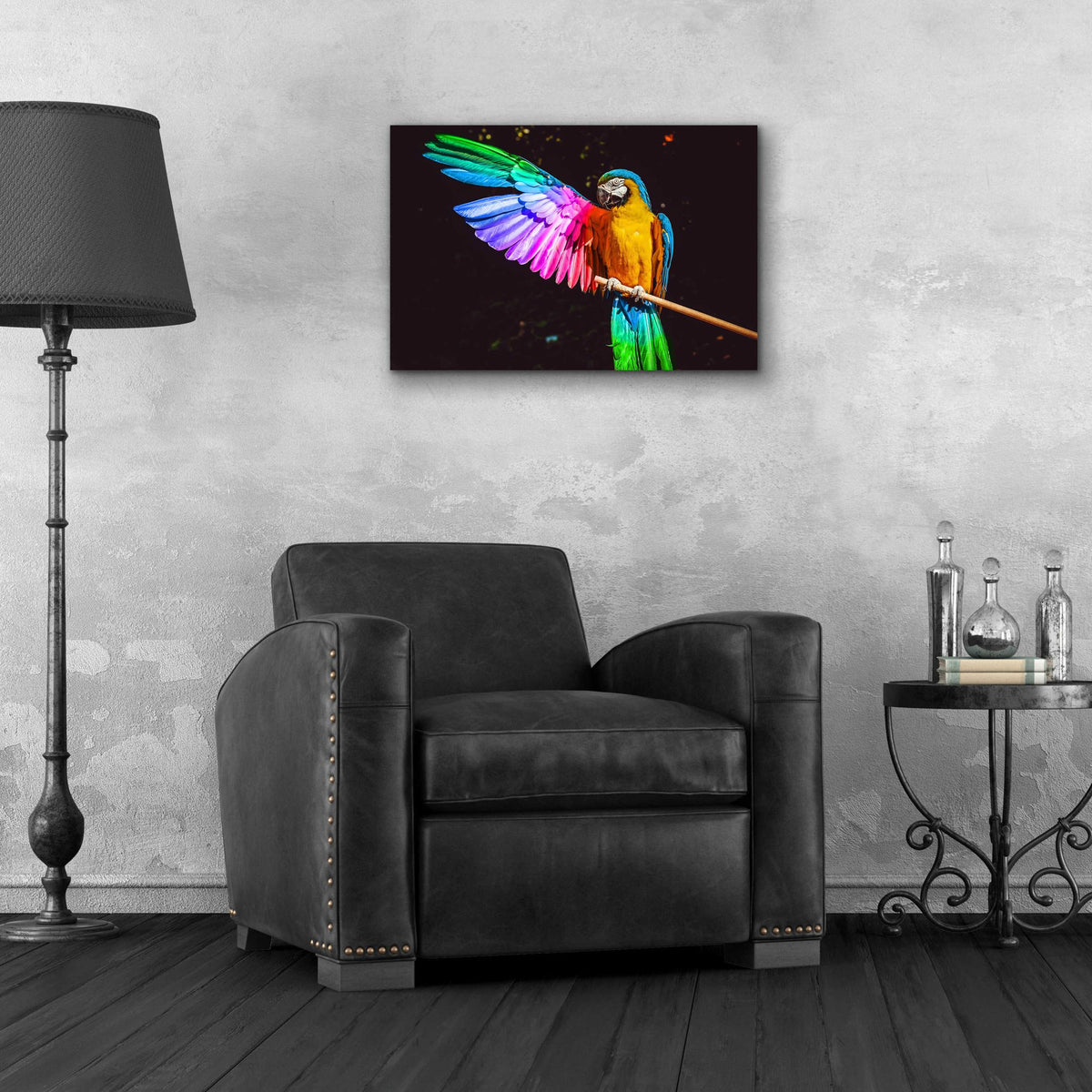 Epic Art 'Hitchhiker' by Epic Portfolio, Acrylic Glass Wall Art,24x16