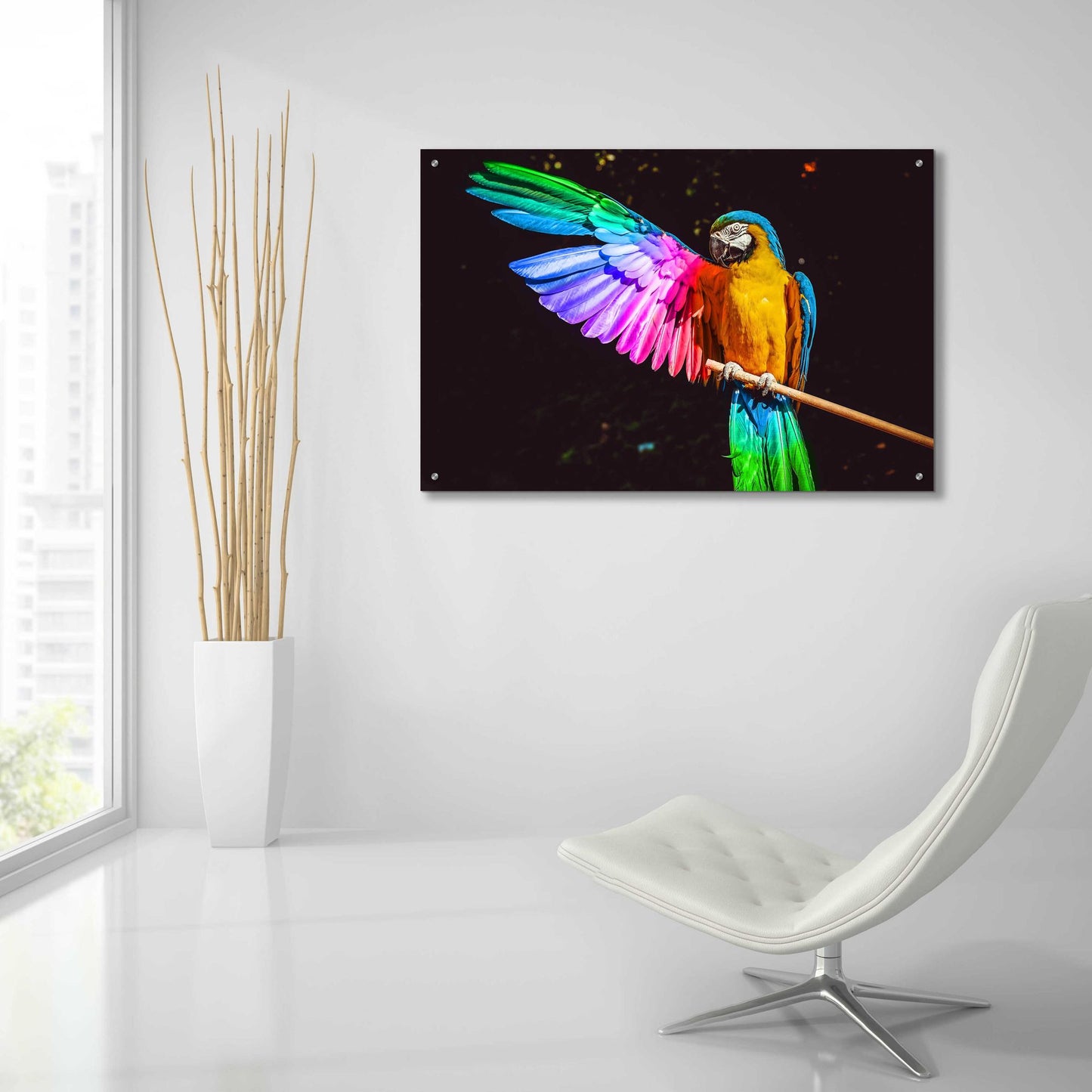 Epic Art 'Hitchhiker' by Epic Portfolio, Acrylic Glass Wall Art,36x24