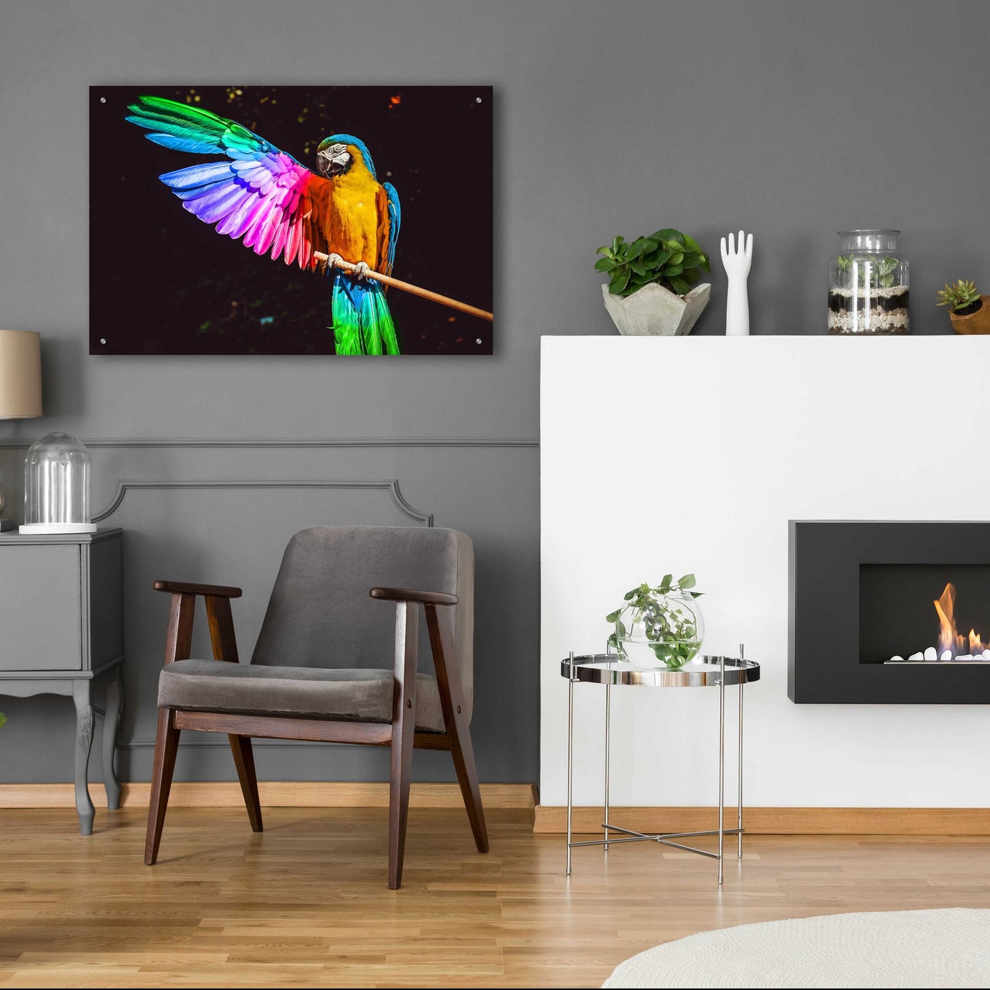 Epic Art 'Hitchhiker' by Epic Portfolio, Acrylic Glass Wall Art,36x24