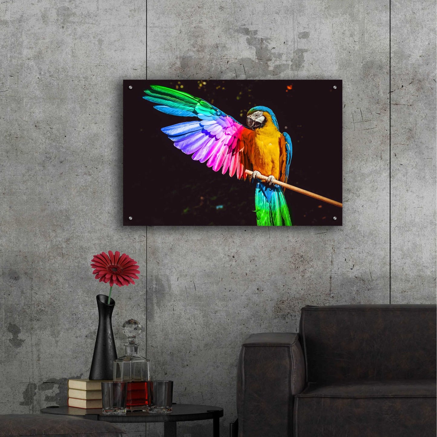 Epic Art 'Hitchhiker' by Epic Portfolio, Acrylic Glass Wall Art,36x24