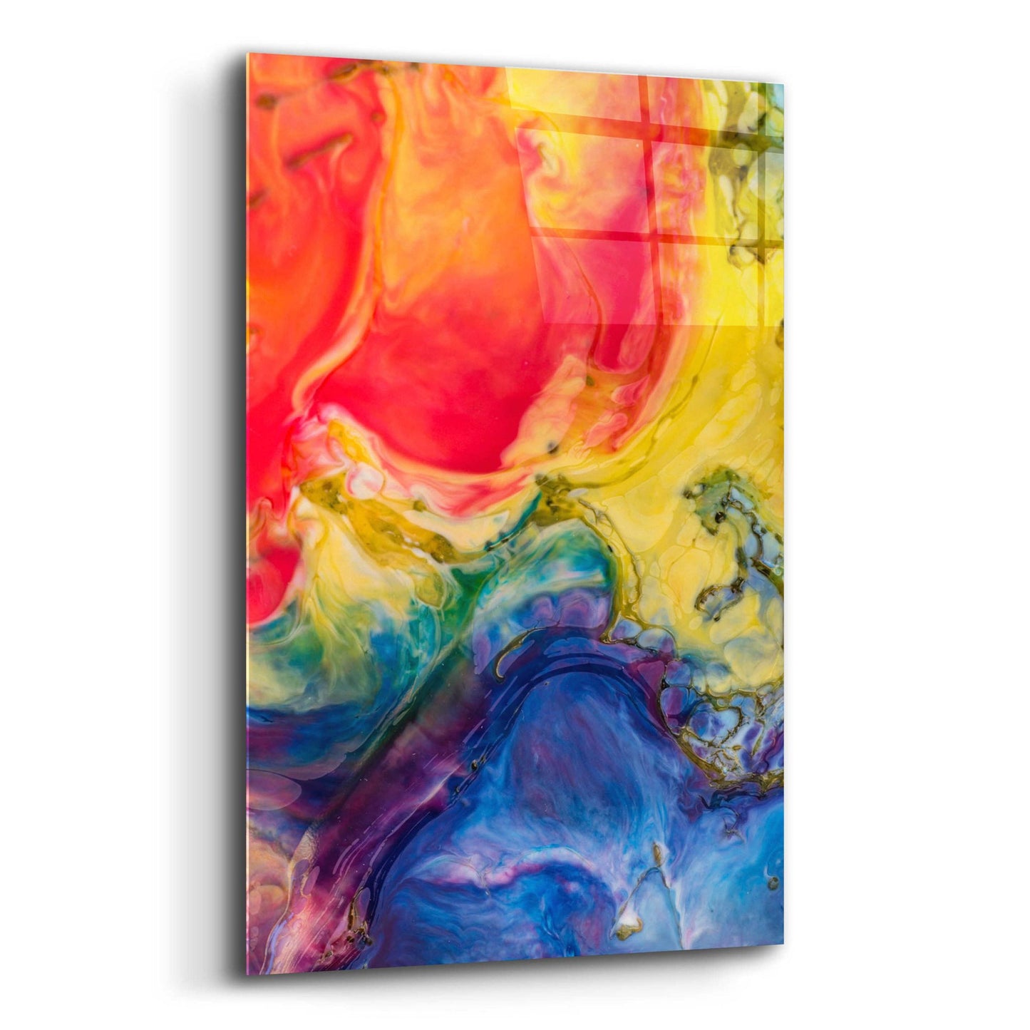 Epic Art 'Ice Cream Flow' by Epic Portfolio, Acrylic Glass Wall Art,12x16