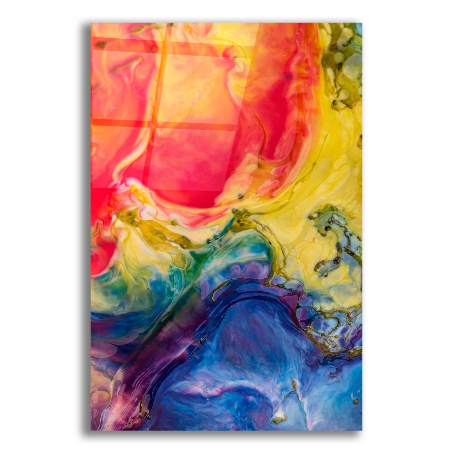 Epic Art 'Ice Cream Flow' by Epic Portfolio, Acrylic Glass Wall Art,12x16