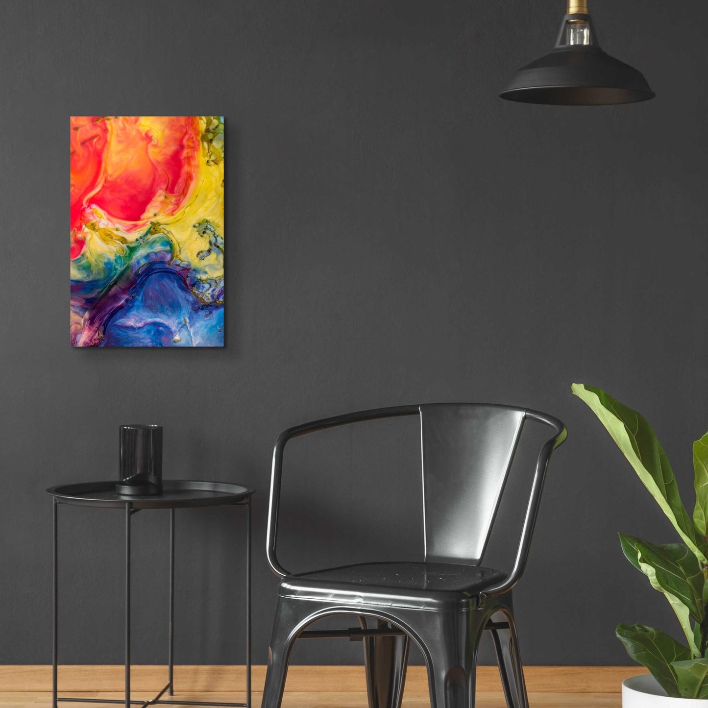 Epic Art 'Ice Cream Flow' by Epic Portfolio, Acrylic Glass Wall Art,16x24