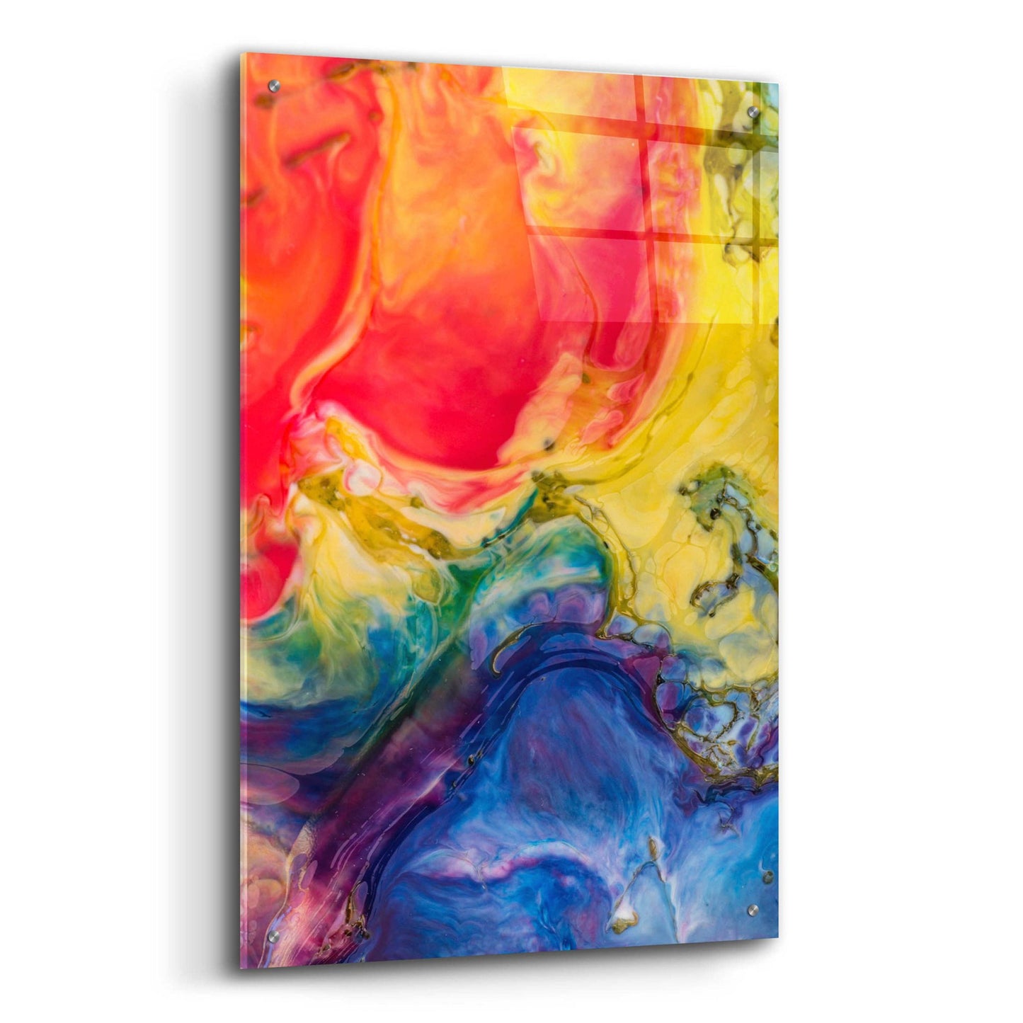 Epic Art 'Ice Cream Flow' by Epic Portfolio, Acrylic Glass Wall Art,24x36