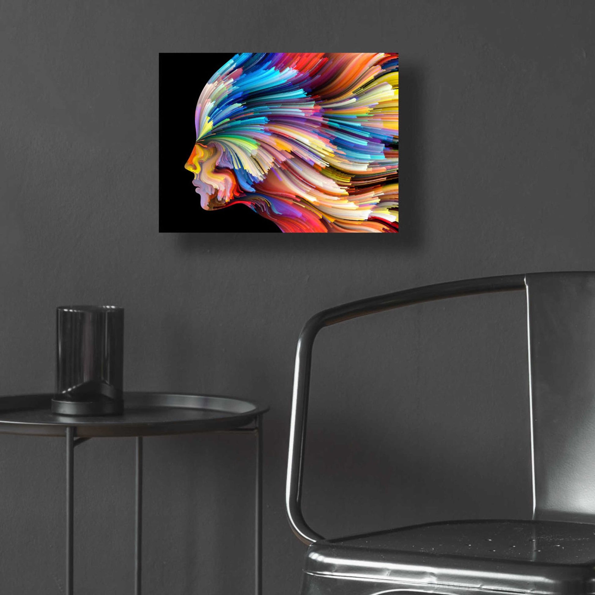 Epic Art 'In Thought' by Epic Portfolio, Acrylic Glass Wall Art,16x12