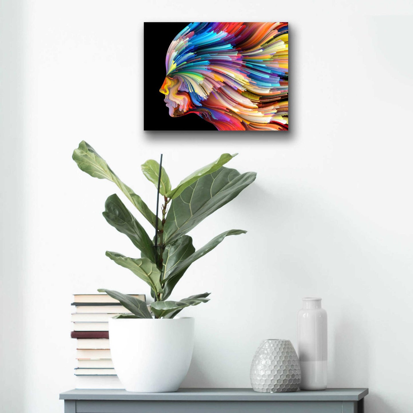 Epic Art 'In Thought' by Epic Portfolio, Acrylic Glass Wall Art,16x12