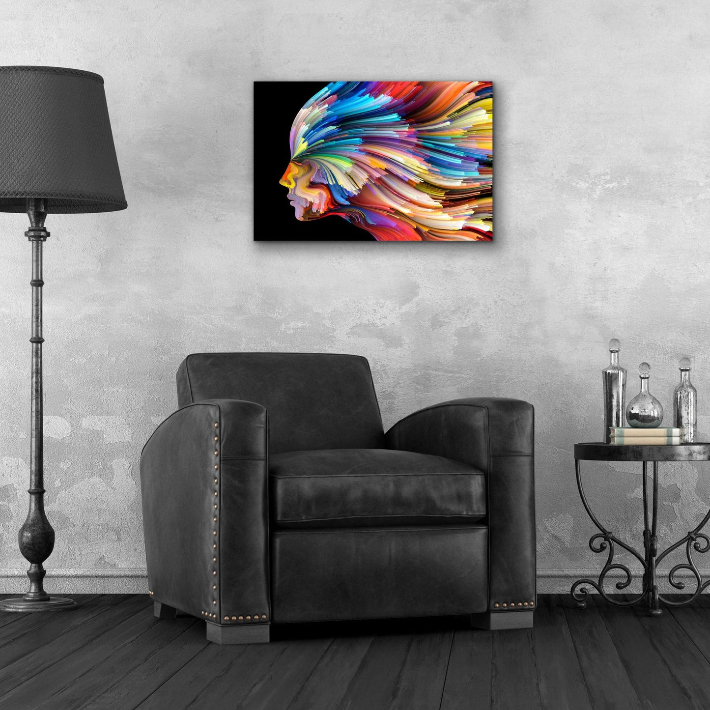 Epic Art 'In Thought' by Epic Portfolio, Acrylic Glass Wall Art,24x16