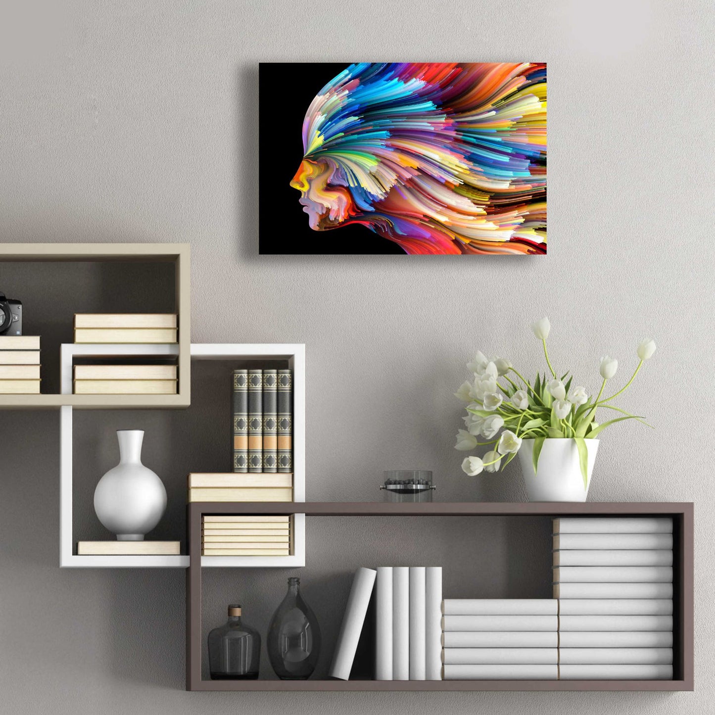 Epic Art 'In Thought' by Epic Portfolio, Acrylic Glass Wall Art,24x16