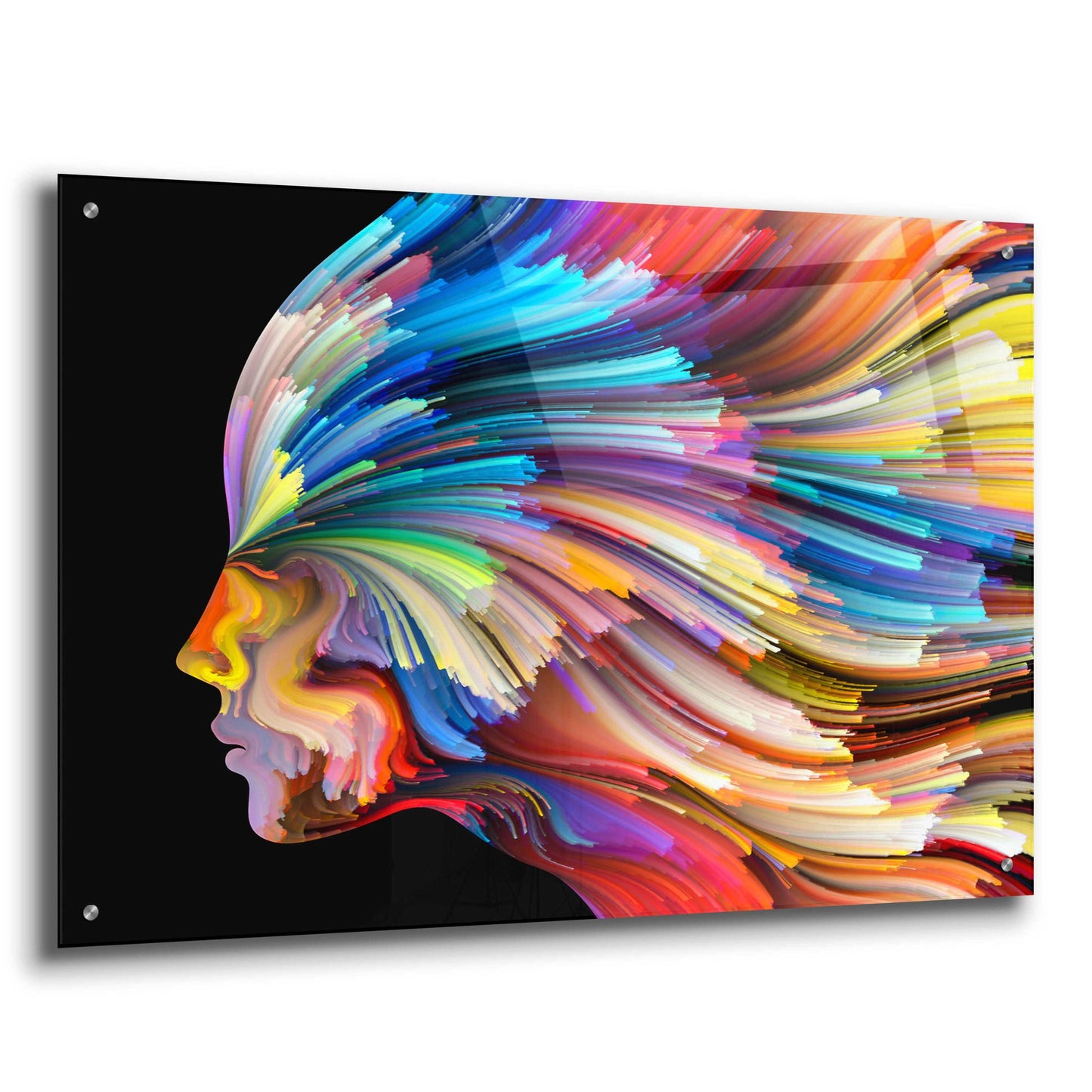 Epic Art 'In Thought' by Epic Portfolio, Acrylic Glass Wall Art,36x24