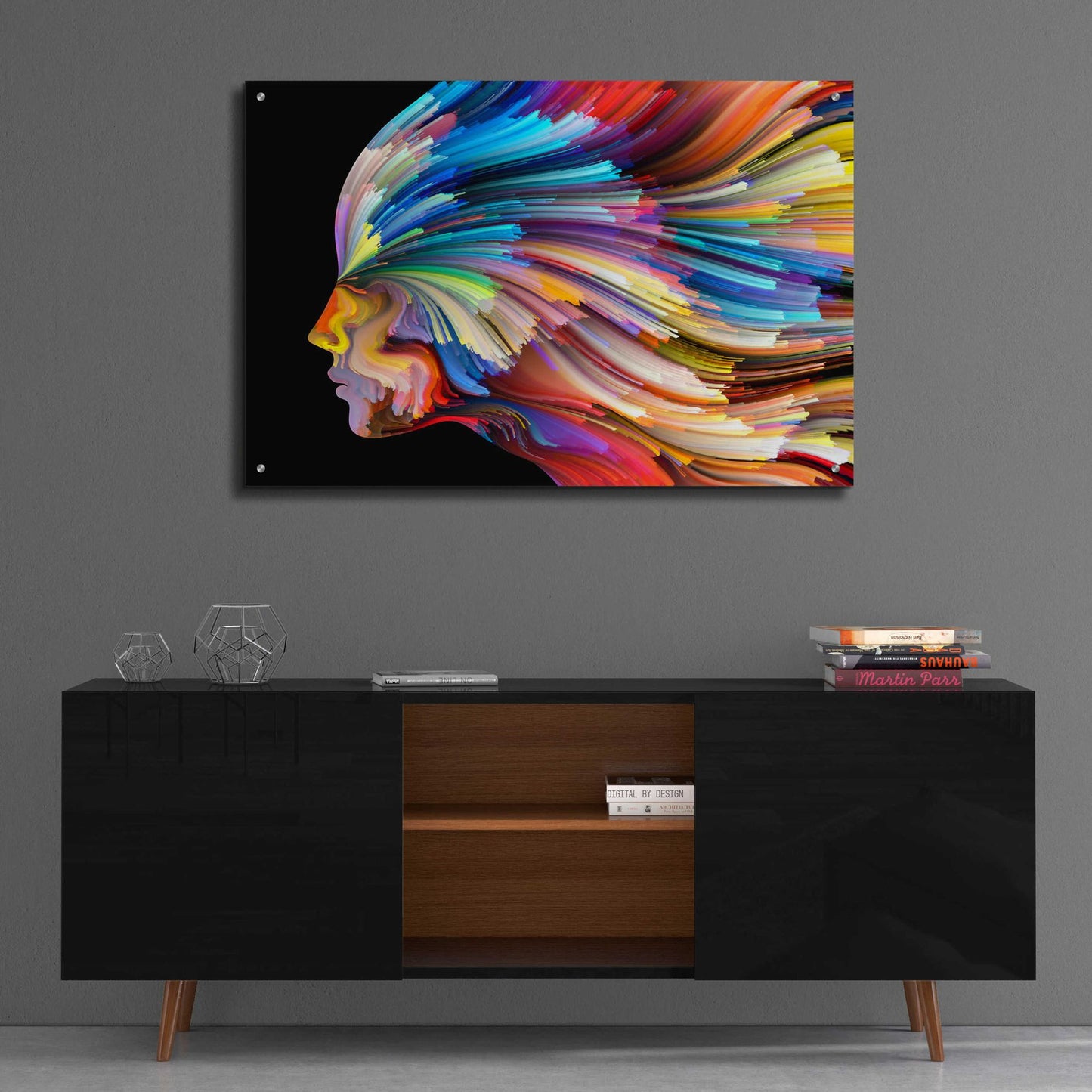 Epic Art 'In Thought' by Epic Portfolio, Acrylic Glass Wall Art,36x24