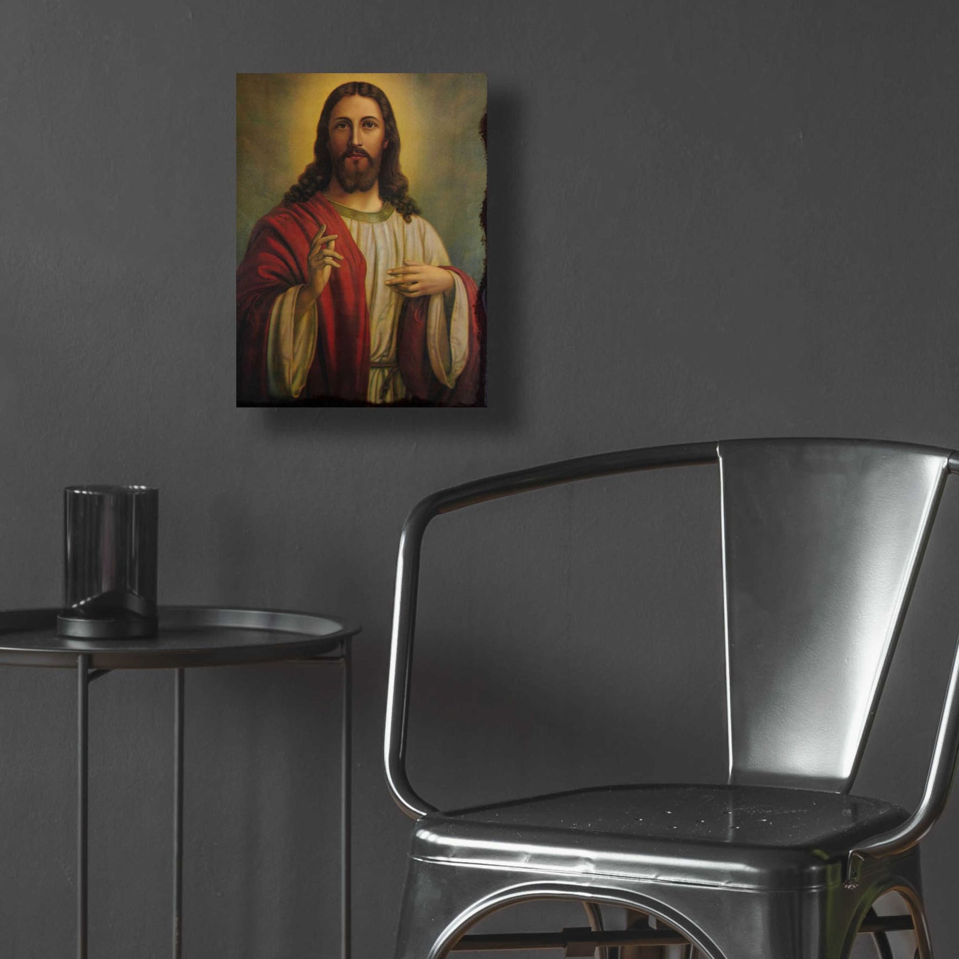Epic Art 'Jesus' by Epic Portfolio, Acrylic Glass Wall Art,12x16