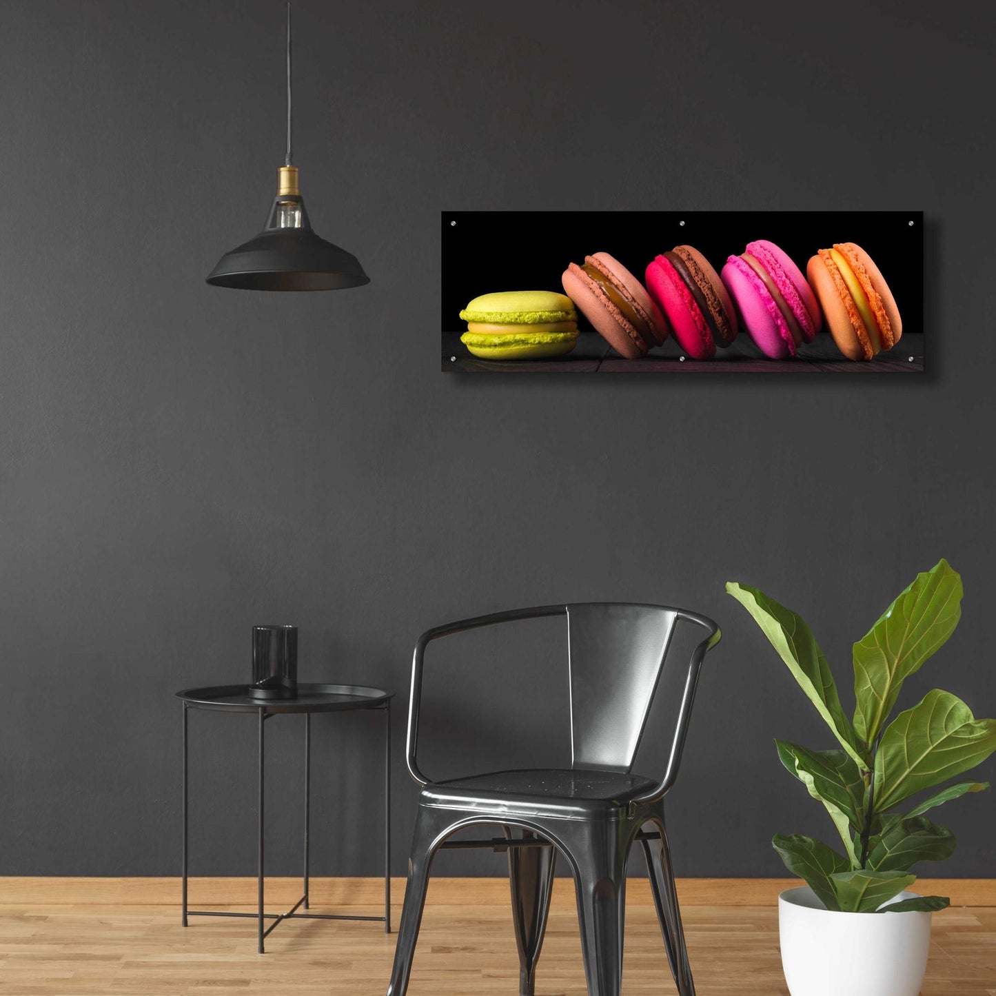 Epic Art 'Mama's Kitchen - Macroon' by Epic Portfolio, Acrylic Glass Wall Art,48x16