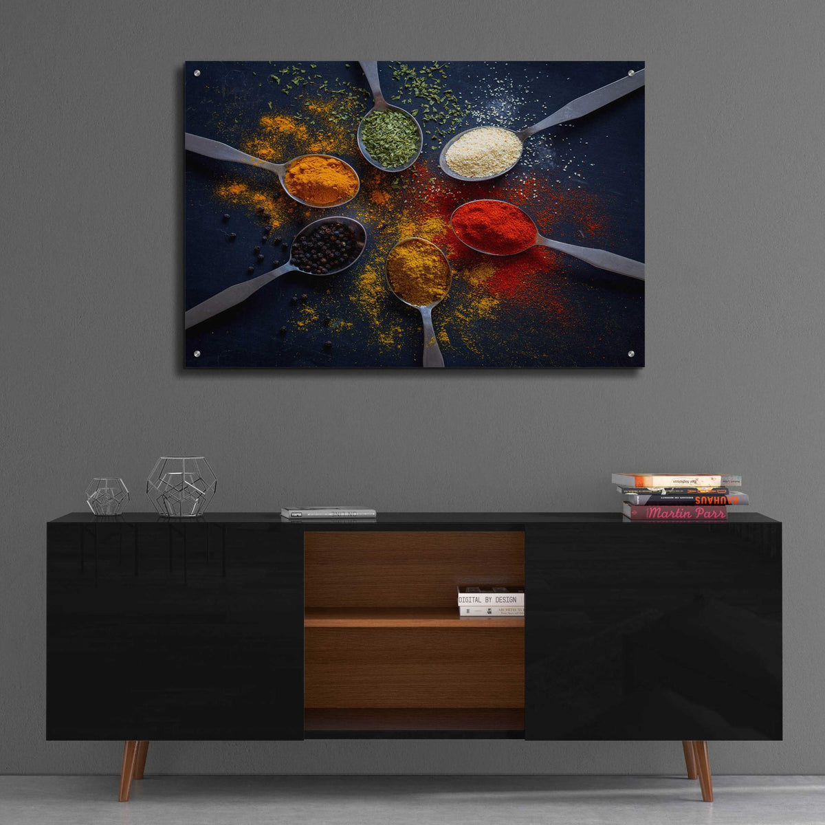 Epic Art 'Mama's Spices' by Epic Portfolio, Acrylic Glass Wall Art,36x24