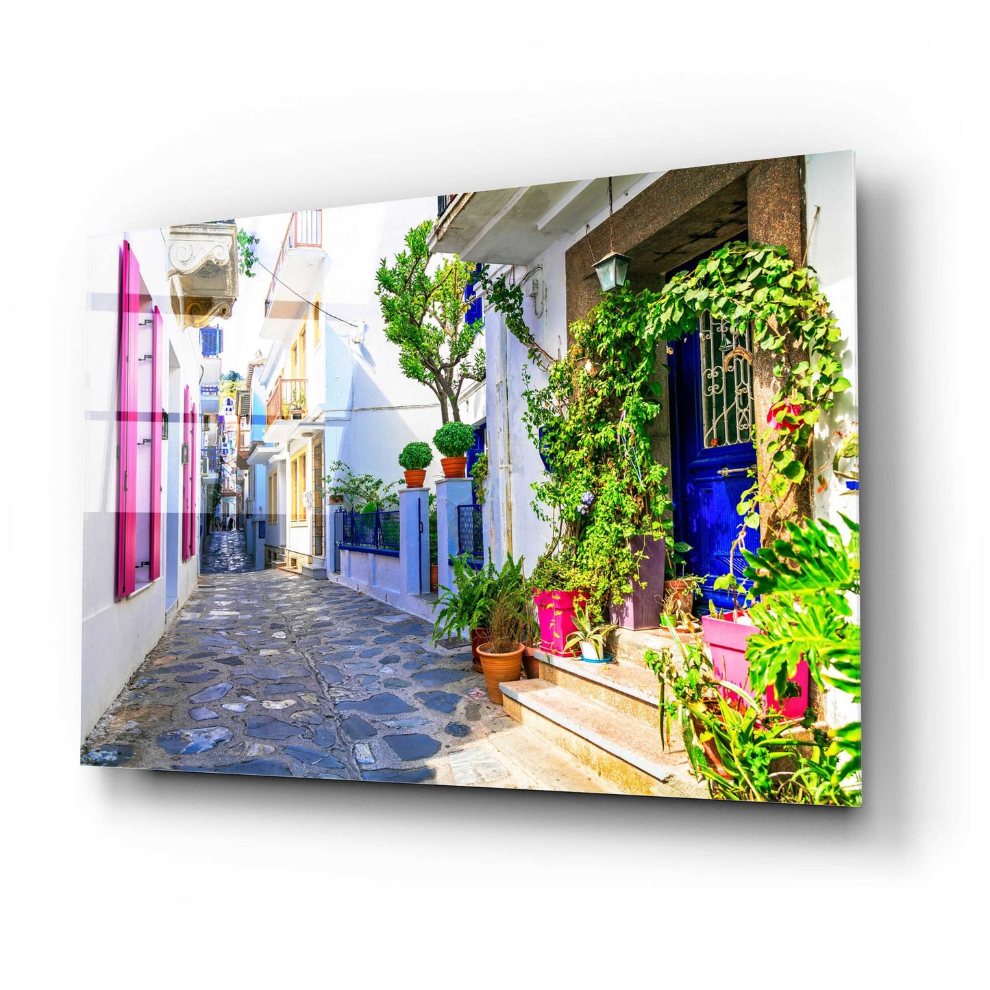 Epic Art 'Moroccan Alley ' by Epic Portfolio, Acrylic Glass Wall Art,24x16