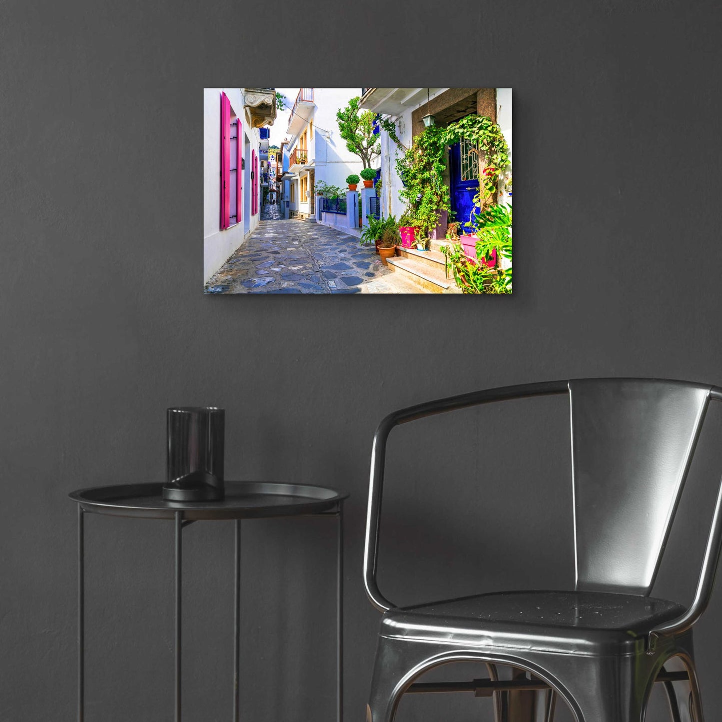 Epic Art 'Moroccan Alley ' by Epic Portfolio, Acrylic Glass Wall Art,24x16