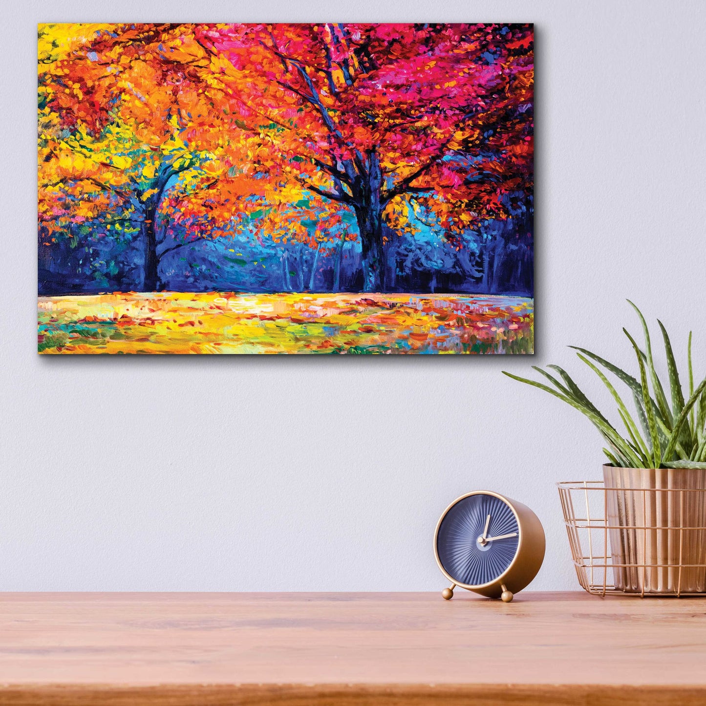 Epic Art 'October' by Epic Portfolio, Acrylic Glass Wall Art,16x12