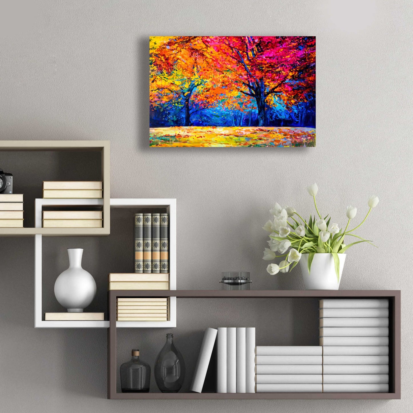 Epic Art 'October' by Epic Portfolio, Acrylic Glass Wall Art,24x16