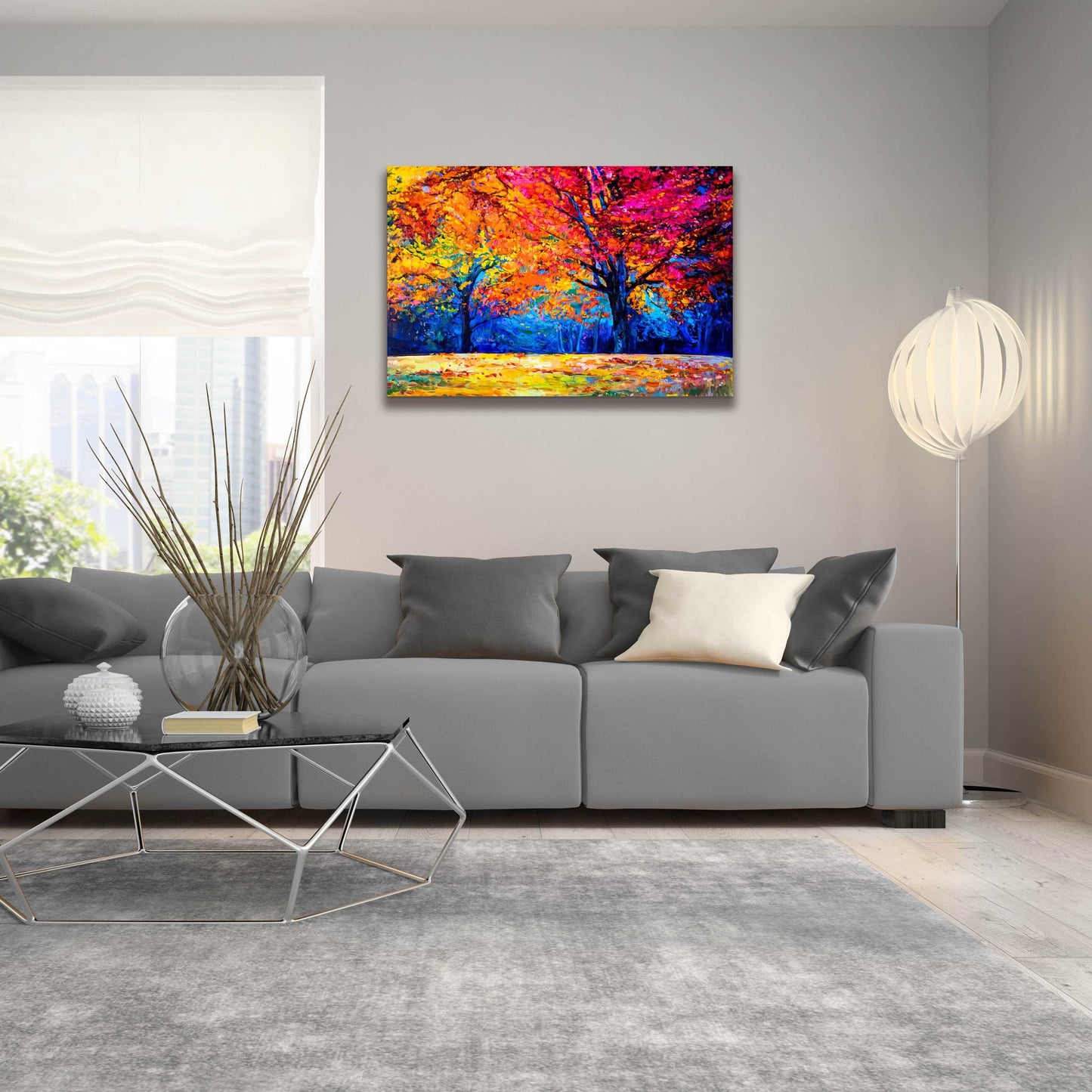 Epic Art 'October' by Epic Portfolio, Acrylic Glass Wall Art,36x24