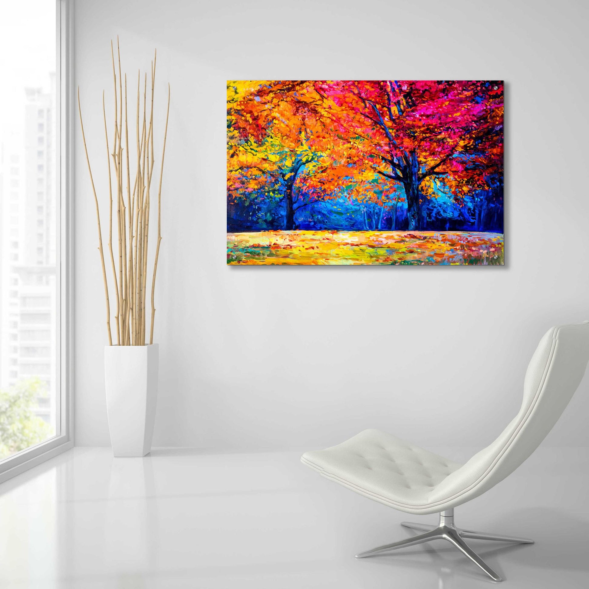 Epic Art 'October' by Epic Portfolio, Acrylic Glass Wall Art,36x24