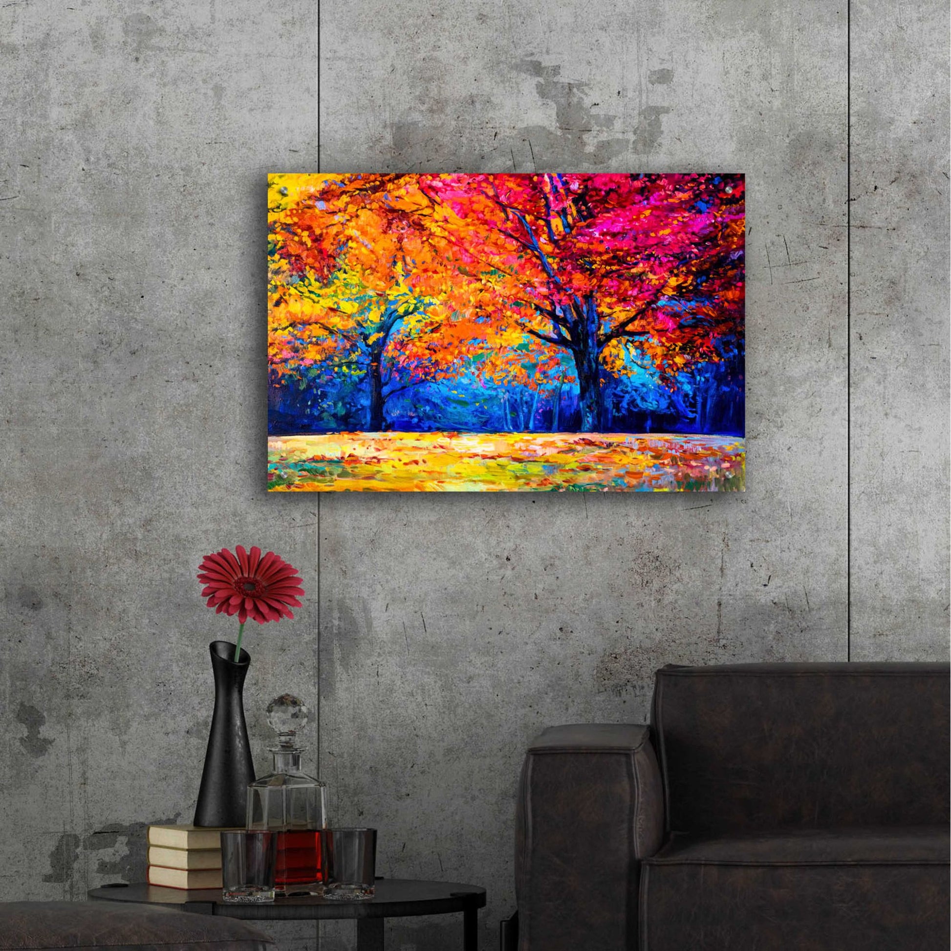 Epic Art 'October' by Epic Portfolio, Acrylic Glass Wall Art,36x24