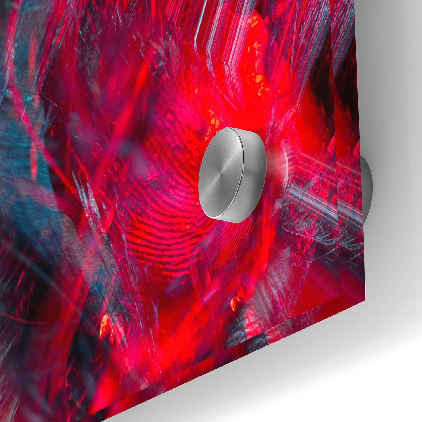 Epic Art 'Red Inferno' by Epic Portfolio, Acrylic Glass Wall Art,24x36