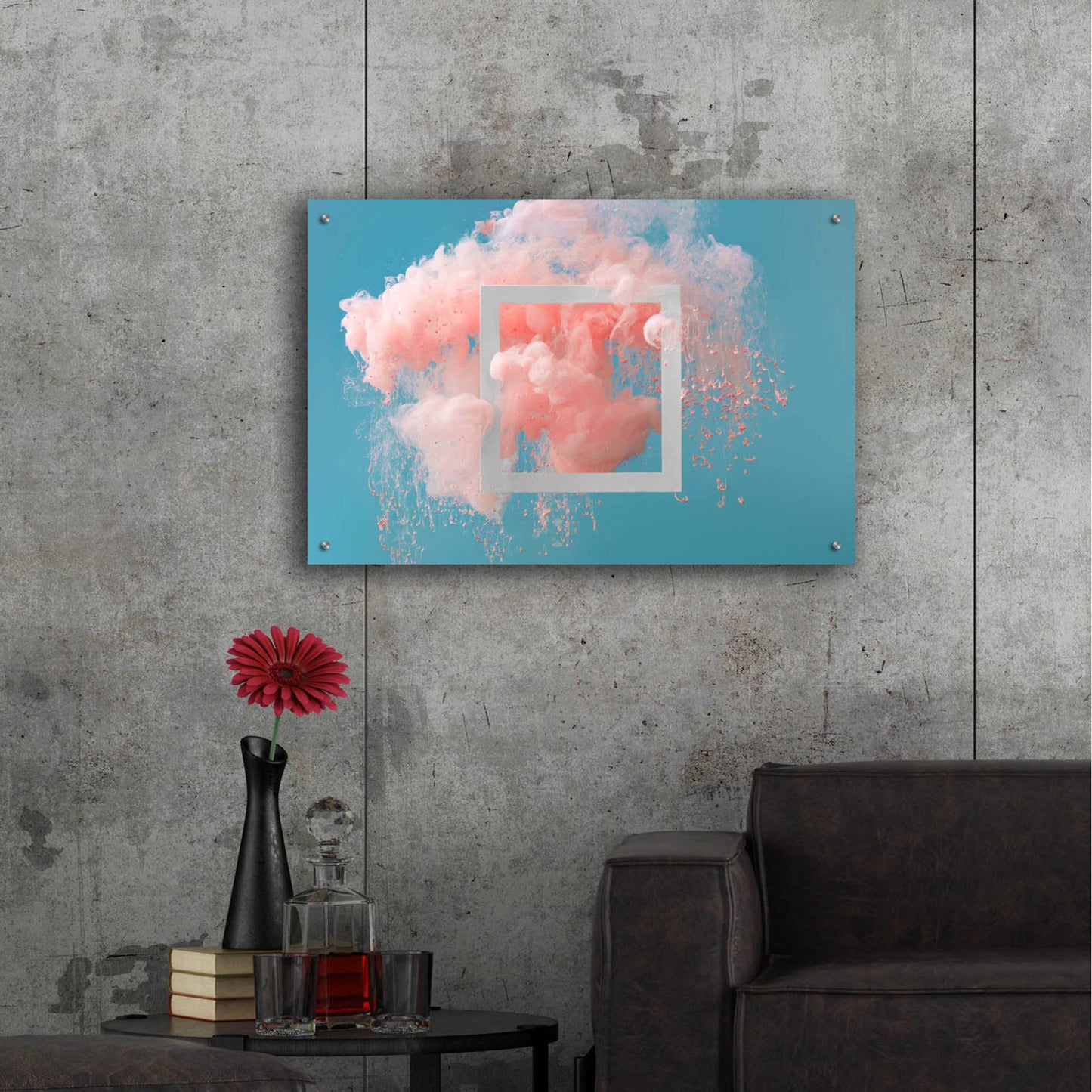 Epic Art 'Smokey Outlook' by Epic Portfolio, Acrylic Glass Wall Art,36x24