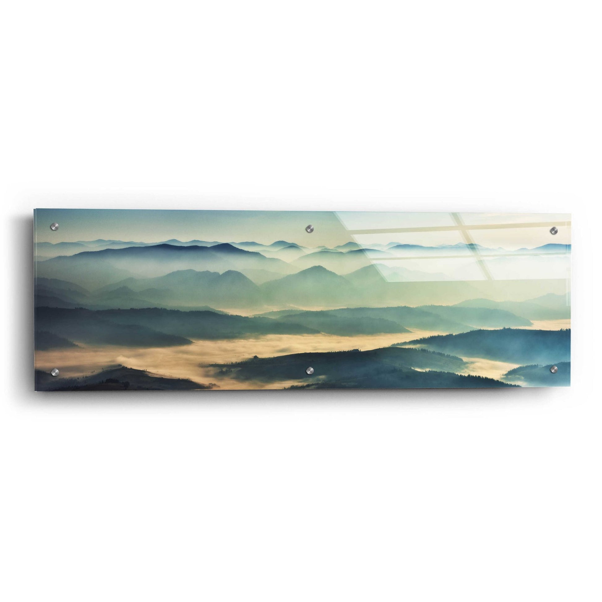 Epic Art 'The Unknown' by Epic Portfolio, Acrylic Glass Wall Art,36x12