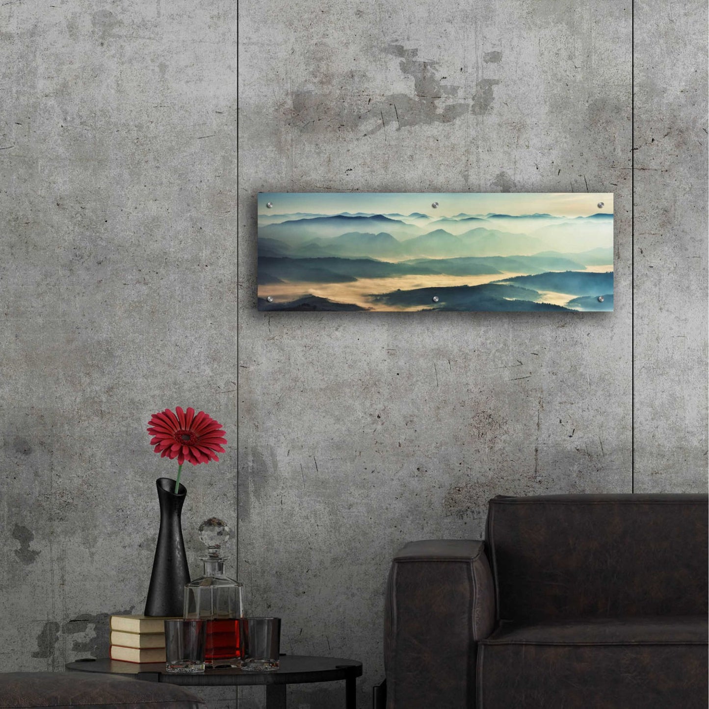 Epic Art 'The Unknown' by Epic Portfolio, Acrylic Glass Wall Art,36x12